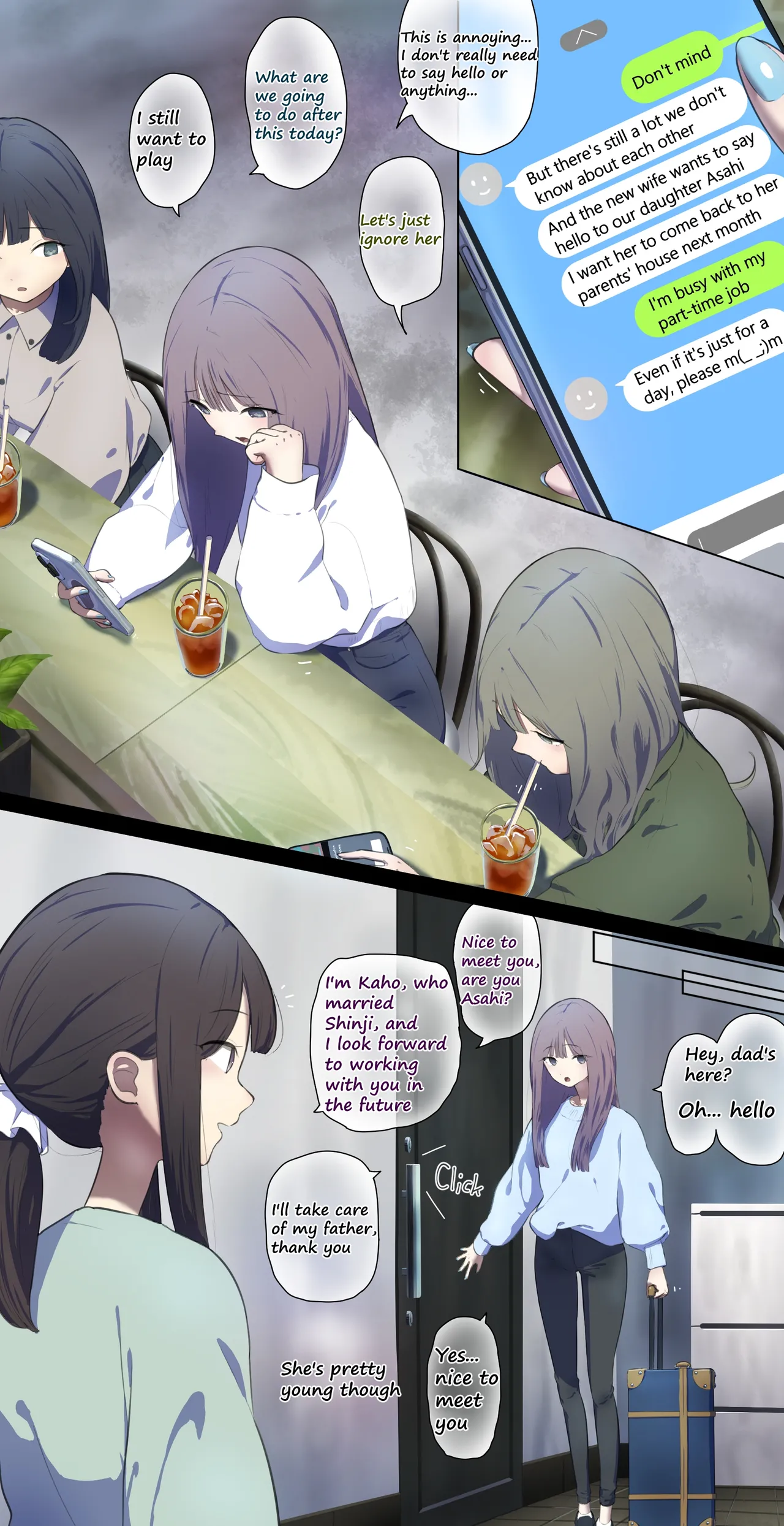 My father remarried, so I went to say hello… Page 1
