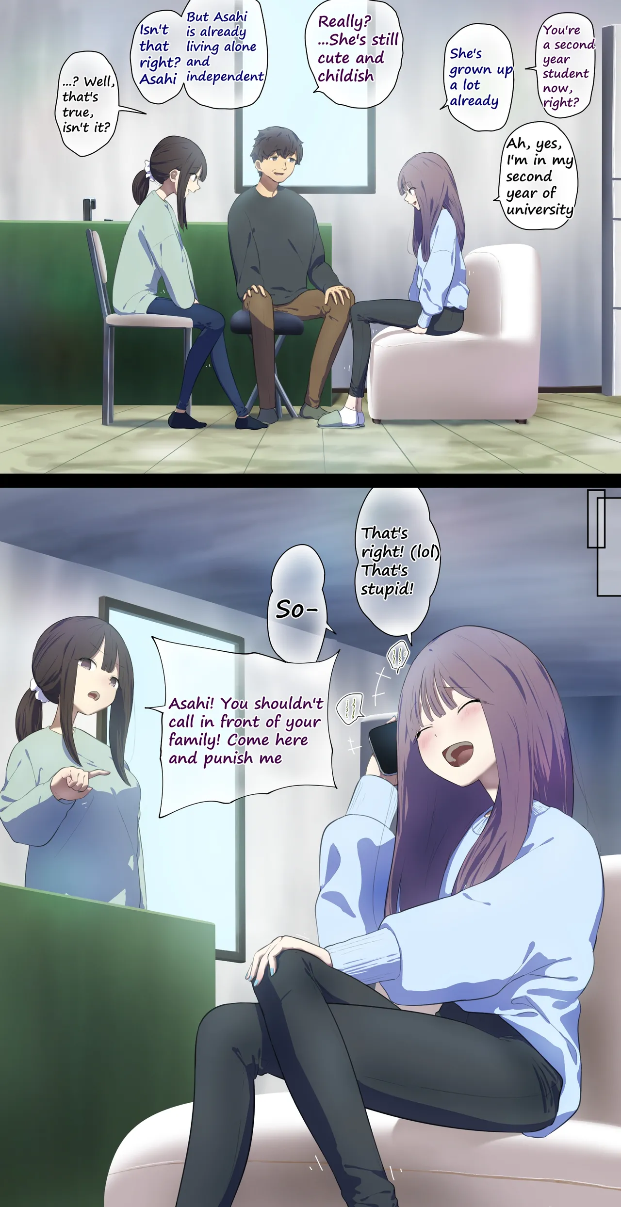 My father remarried, so I went to say hello… Page 2