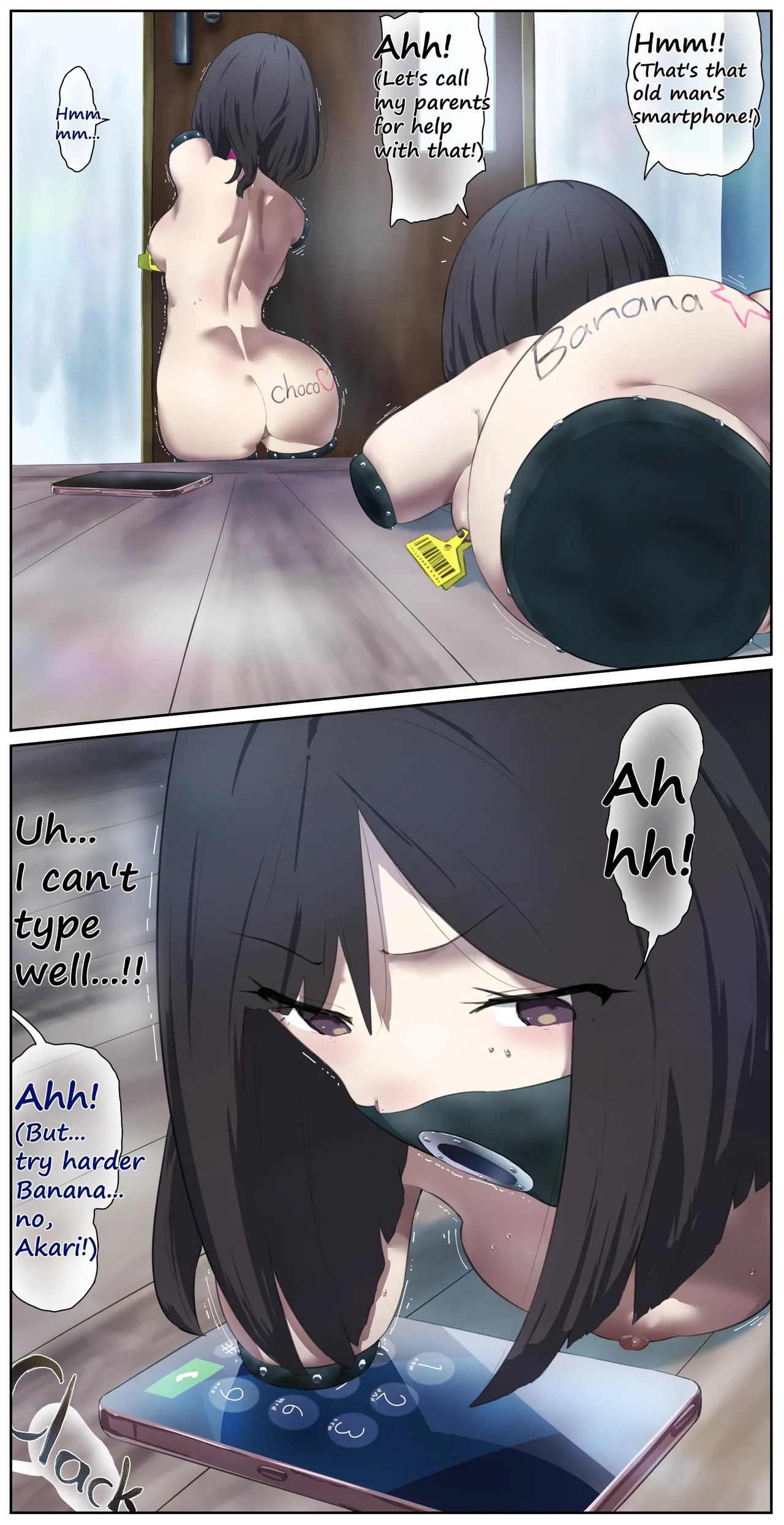 A girl left in a human barn by her friend《Part 4》 Page 7