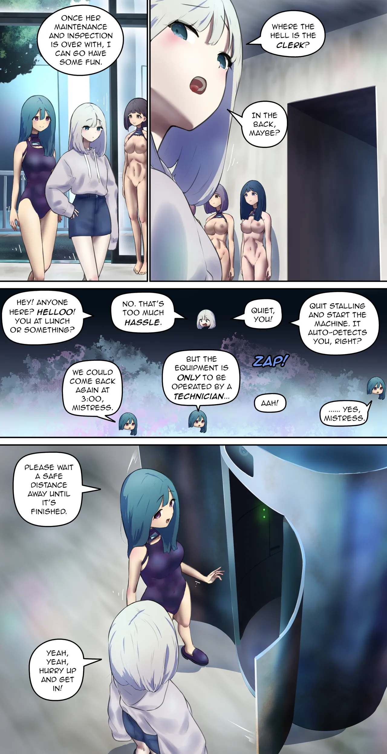 A girl came for regular maintenance on her love doll 【Translated by kochakaden】 Page 1