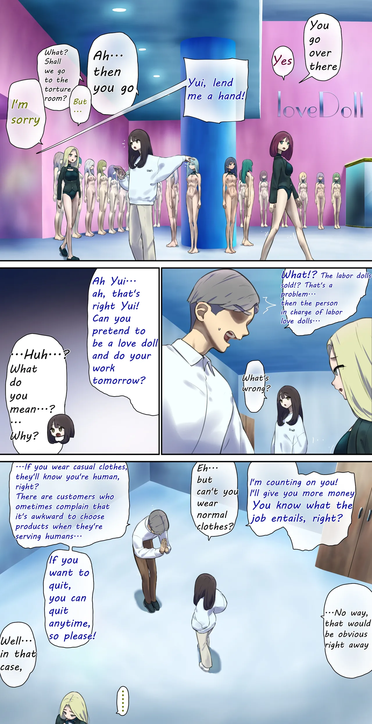 The work of labor sex dolls Page 1