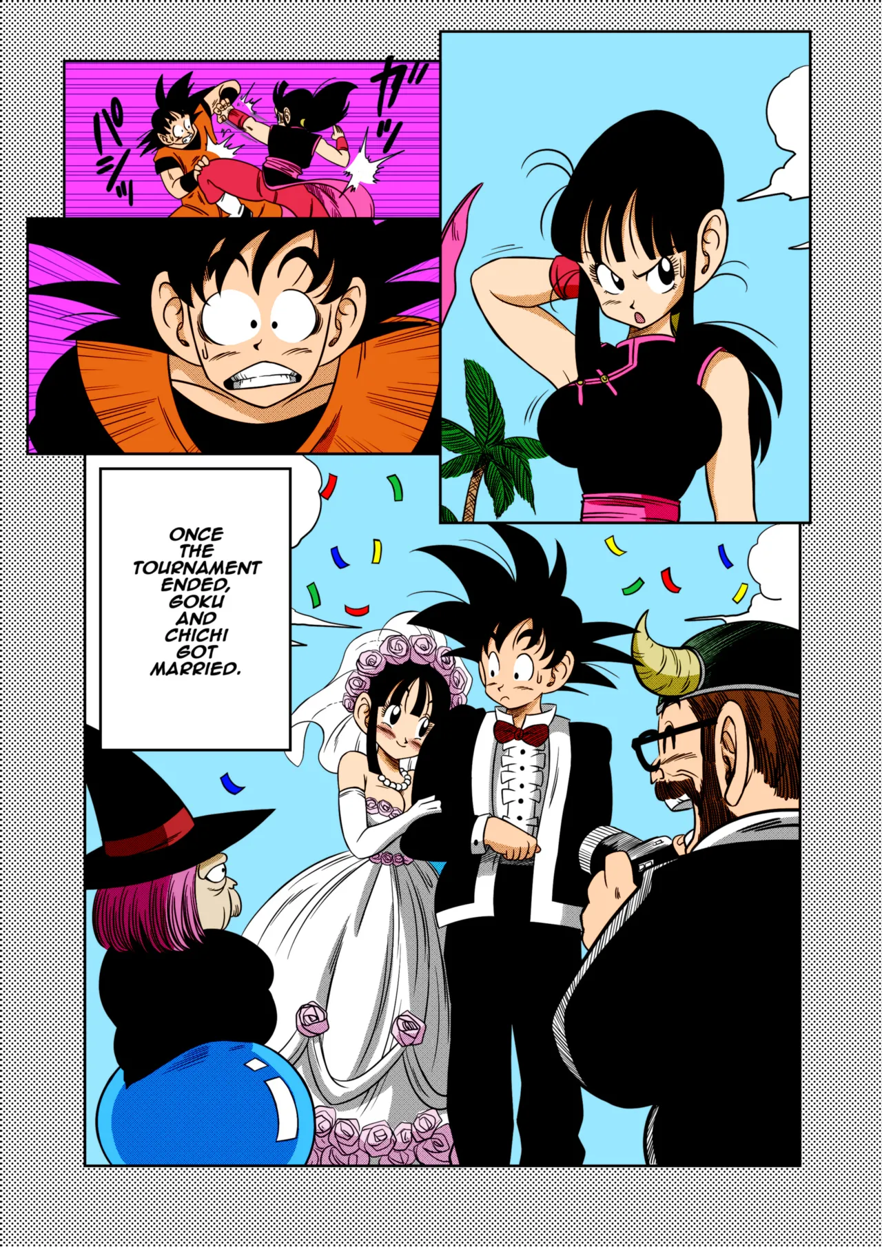 [Yamamoto]"An Ancient Tradition" - Young Wife Is Harassed!(Dragon Ball Z) [English] [Decensored] [Colorized] Page 2