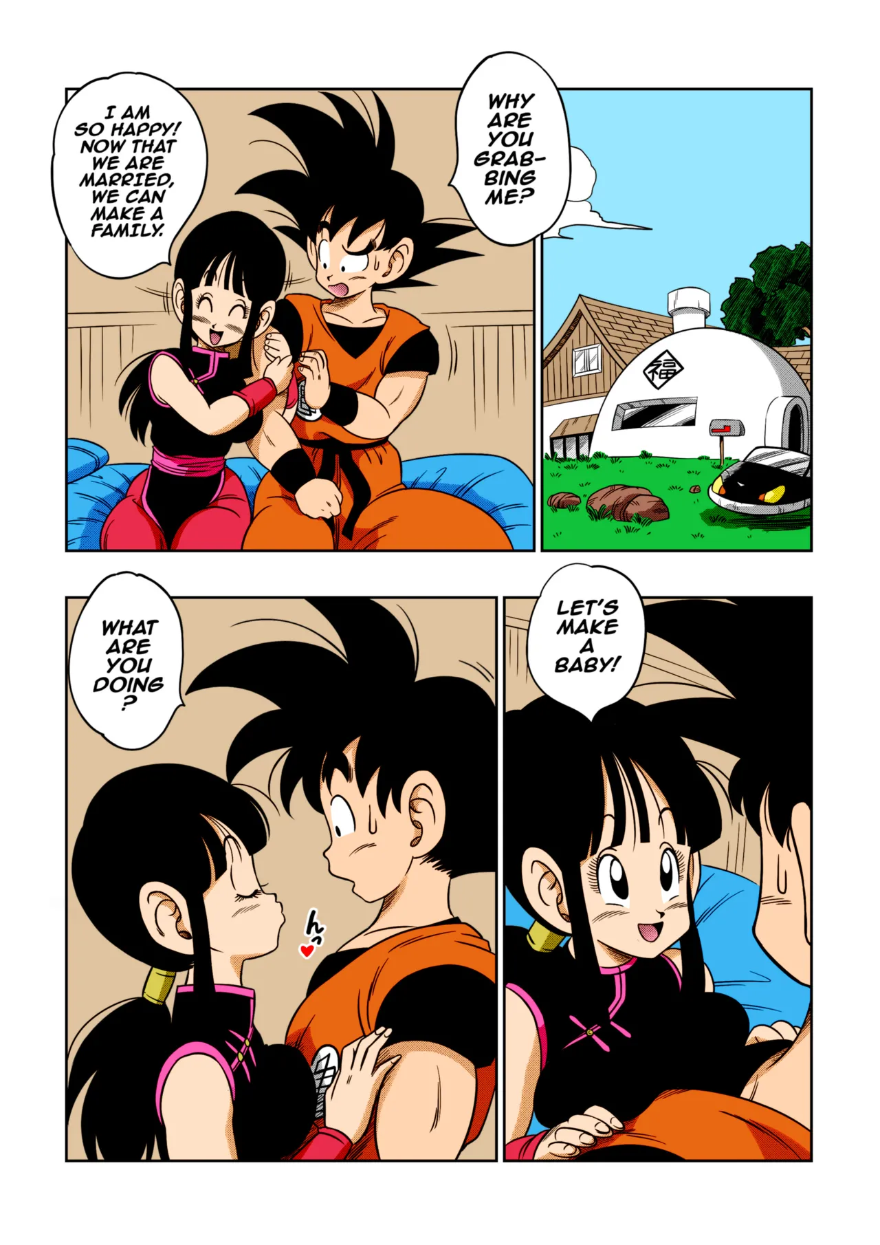 [Yamamoto]"An Ancient Tradition" - Young Wife Is Harassed!(Dragon Ball Z) [English] [Decensored] [Colorized] Page 3