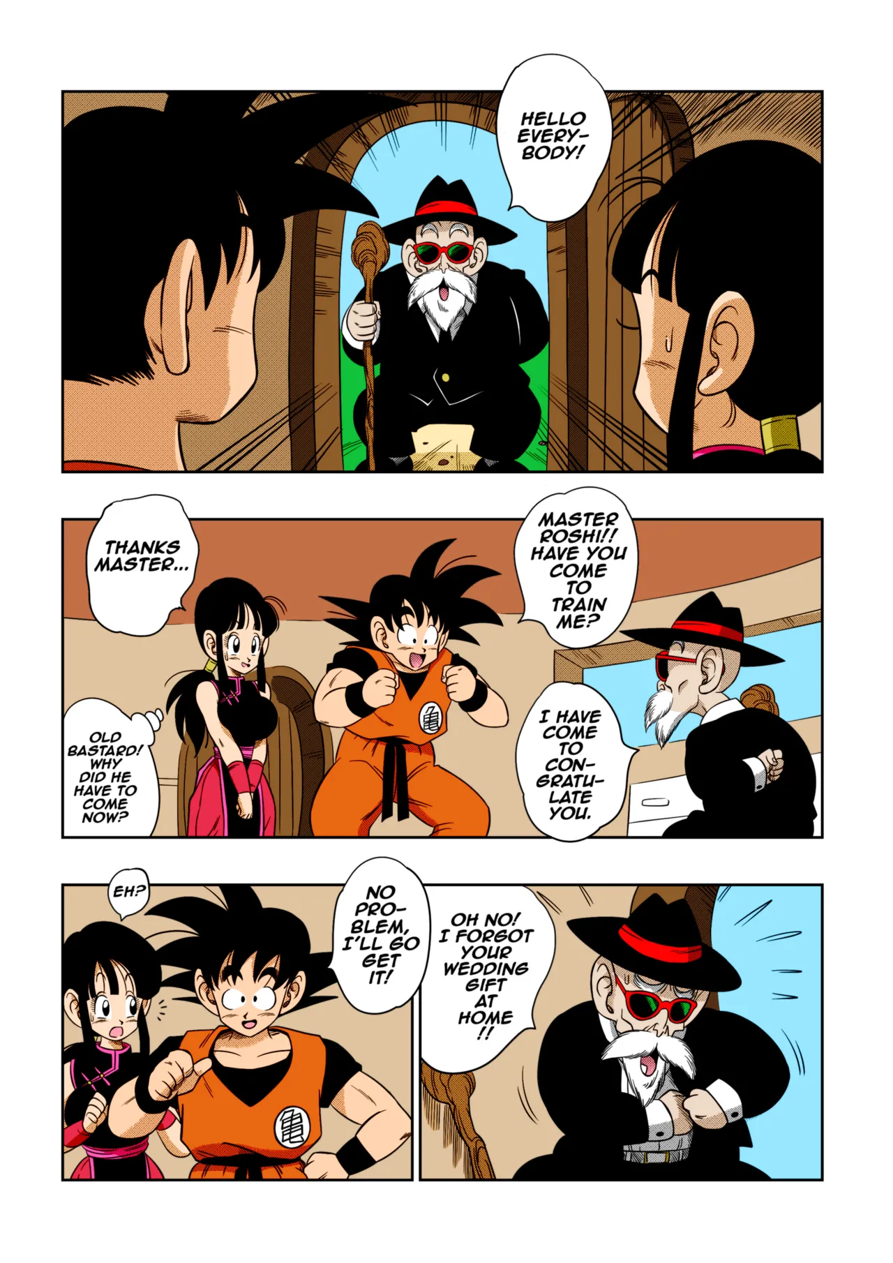 [Yamamoto]"An Ancient Tradition" - Young Wife Is Harassed!(Dragon Ball Z) [English] [Decensored] [Colorized] Page 4