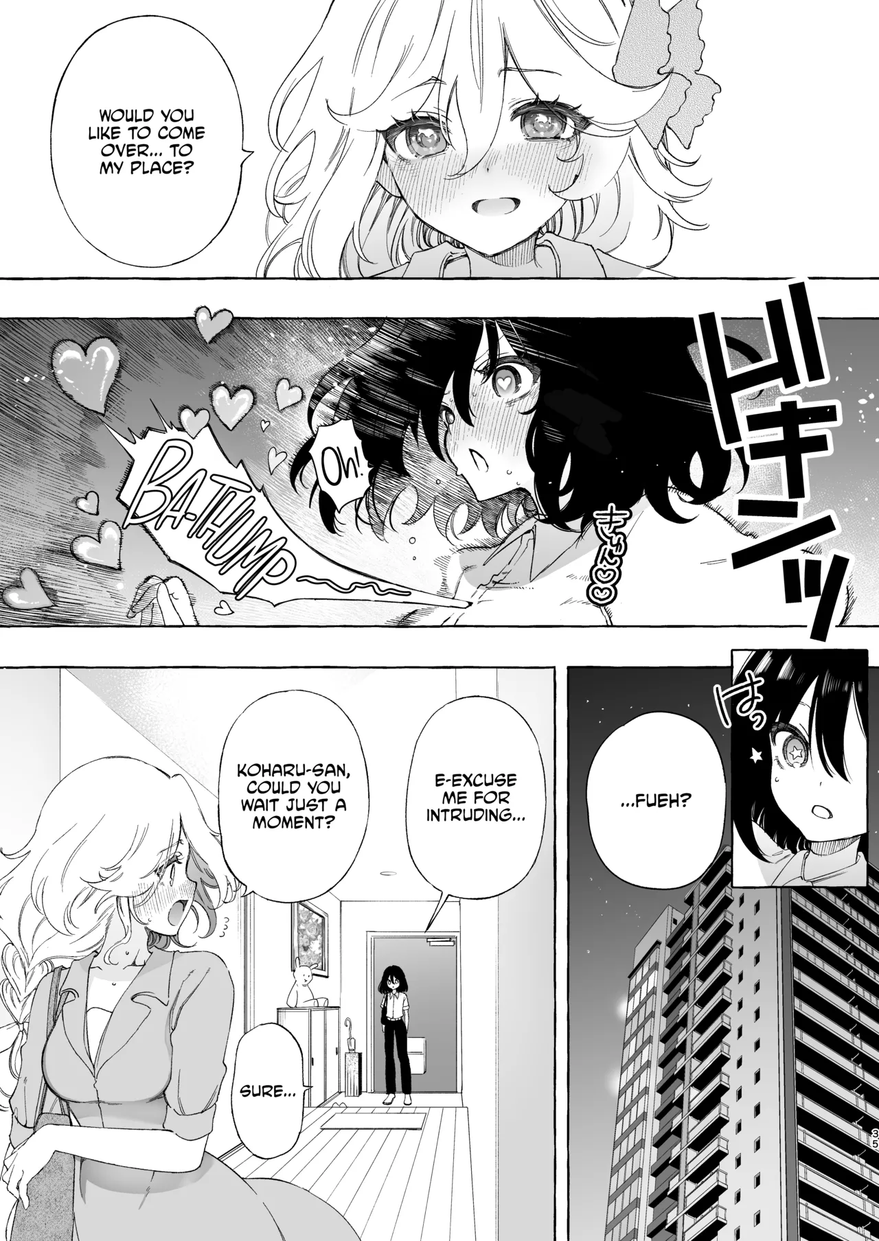 [Noyama]Mimi de Koishita Douryou ~OnaSuppo Onsei Otaku Onna ga Douryou no Koe ni Hannou Shite Ikimakuri~[English] [CulturedCommissions] Page 35