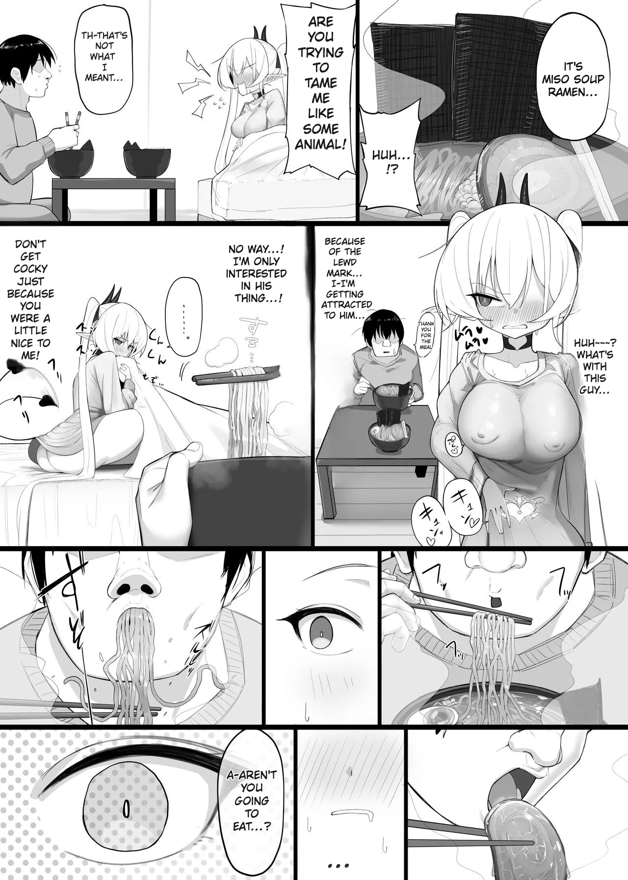 [Osinobu no Yakata (Osinobu)]Atashi no Ejiki ni Narinasai! | Become the succubus's prey![English] Page 43