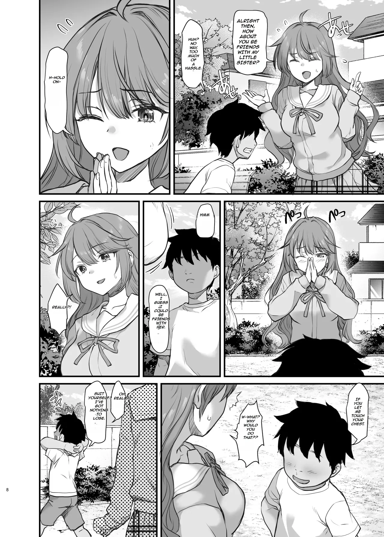 Big Sister's Sacrifice to Save Her Little Brother From The Bullies ~~ Ijimerarete Iru Otouto no Tame ni Warugaki ni Karada o Suki ni Sareru Onee-chan no Hanashi Page 9