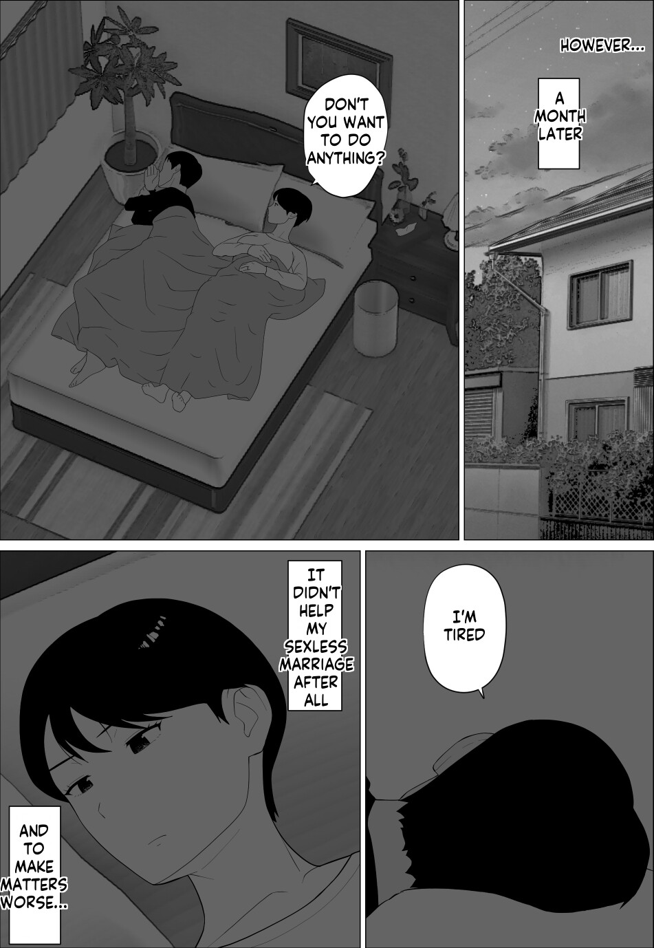 [Oroboy]Danna to no Resu Kaishou no Tameni Toukyou Shita noni | Enlarged breasts to entice husband and yet...[English] [innyinny] Page 11