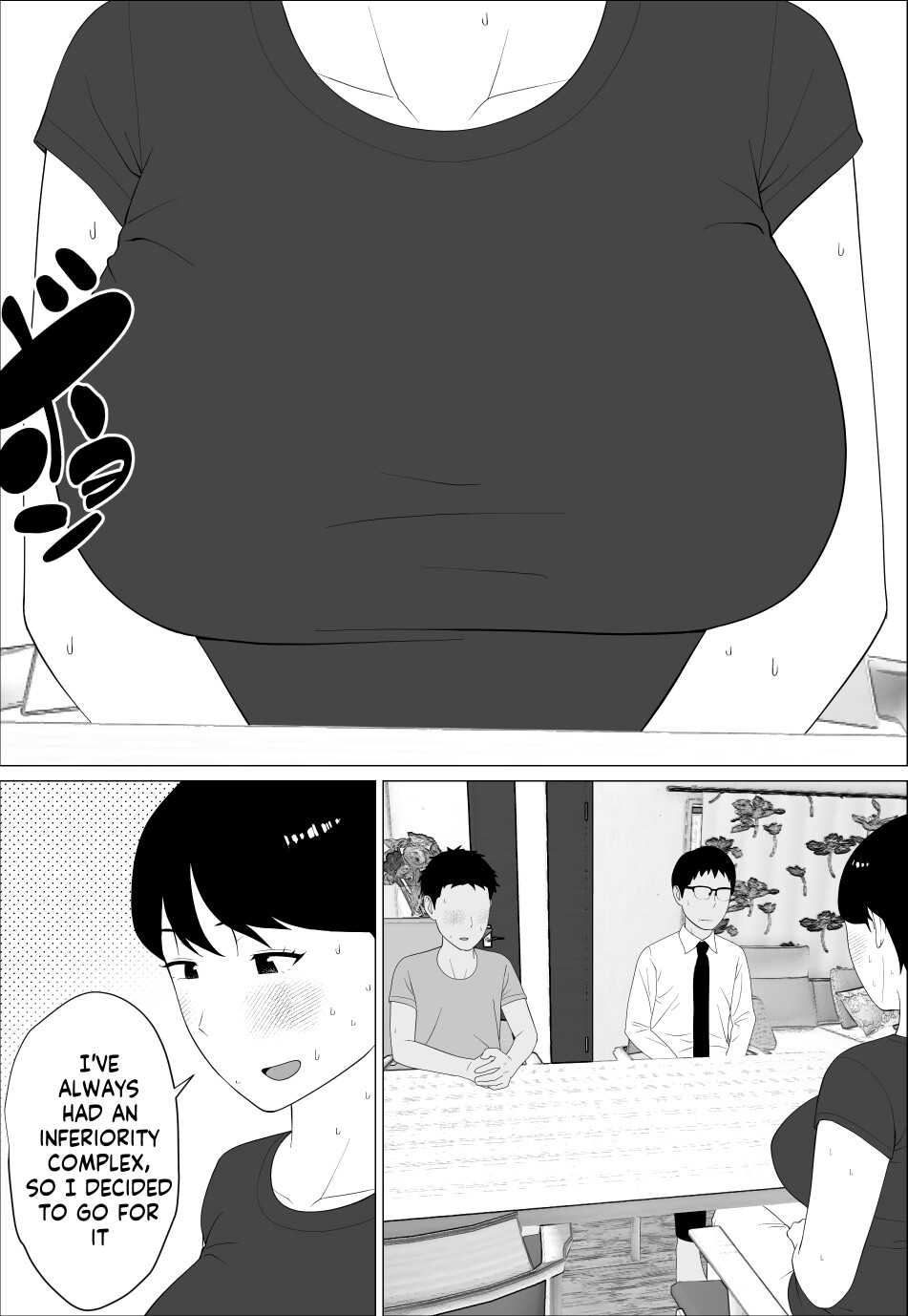 [Oroboy]Danna to no Resu Kaishou no Tameni Toukyou Shita noni | Enlarged breasts to entice husband and yet...[English] [innyinny] Page 9