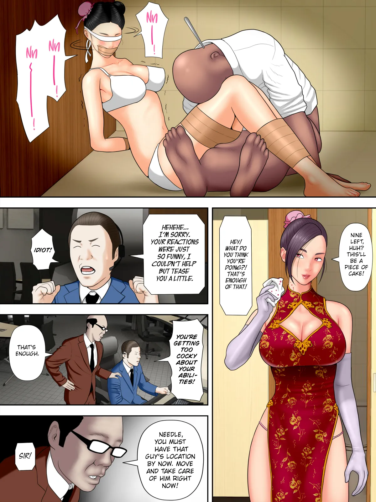 [Minazuki Mikka]Hitozuma Spy to Mafia no Musuko 1 ~Kuro Gyaru Keisatsukan Hen~ | Spy Wife and Mafia’s Son 1 ~Black Gyaru Police Officer~[English][Chalklog] Page 30