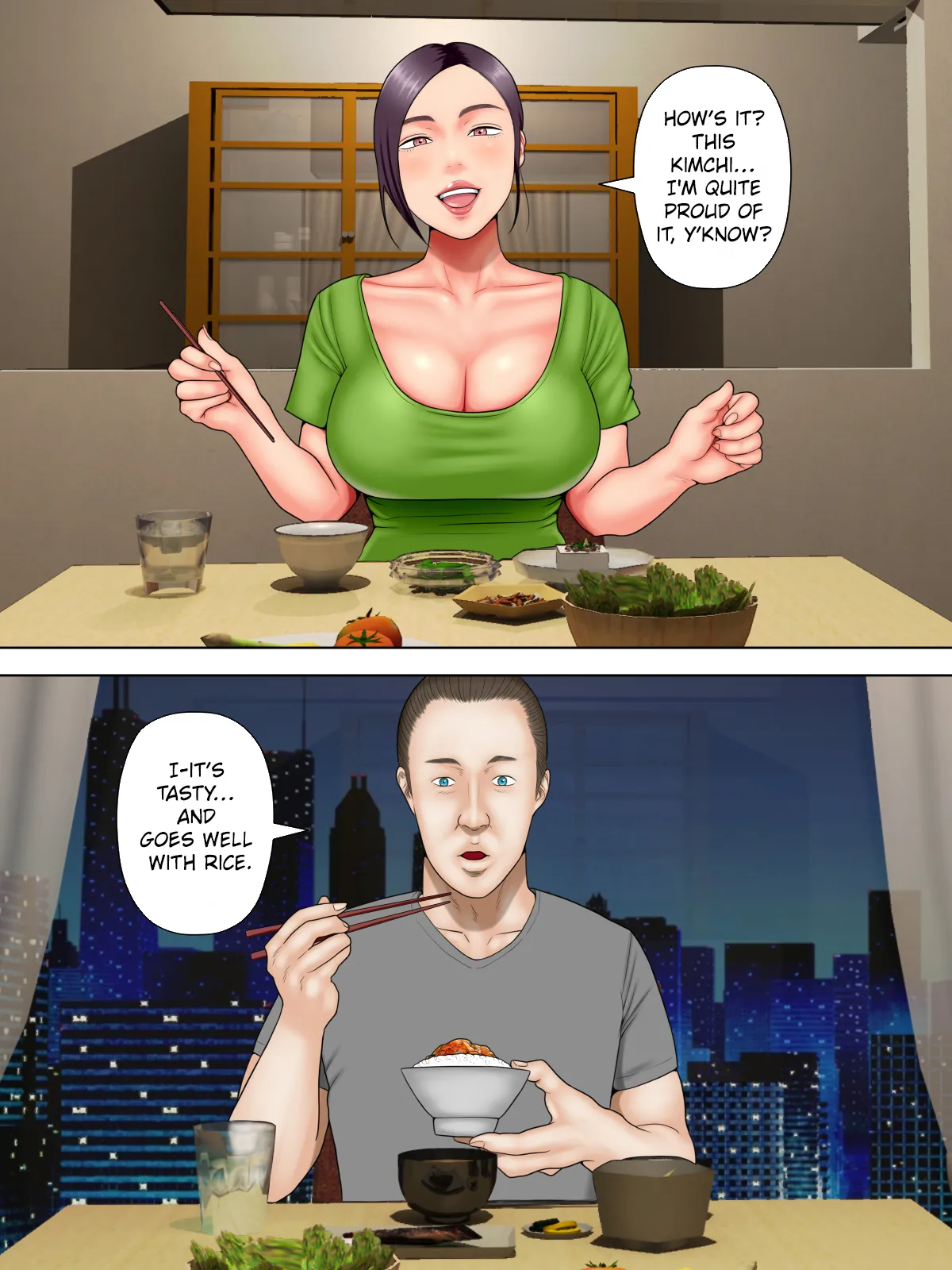 [Minazuki Mikka]Hitozuma Spy to Mafia no Musuko 1 ~Kuro Gyaru Keisatsukan Hen~ | Spy Wife and Mafia’s Son 1 ~Black Gyaru Police Officer~[English][Chalklog] Page 4