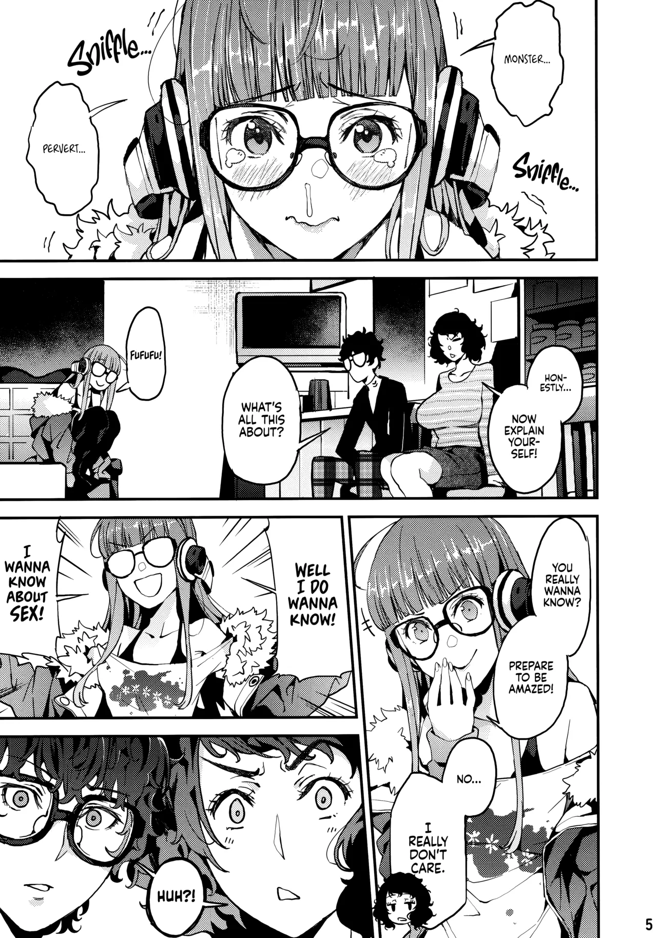 (C94) [Service Heaven (Azukiko)]Kawakami Sensei to Futaba no Himitsu Kojin Jugyou | Kawakami-Sensei and Futaba's Secret Private Lessons(Persona 5) [English] Page 7