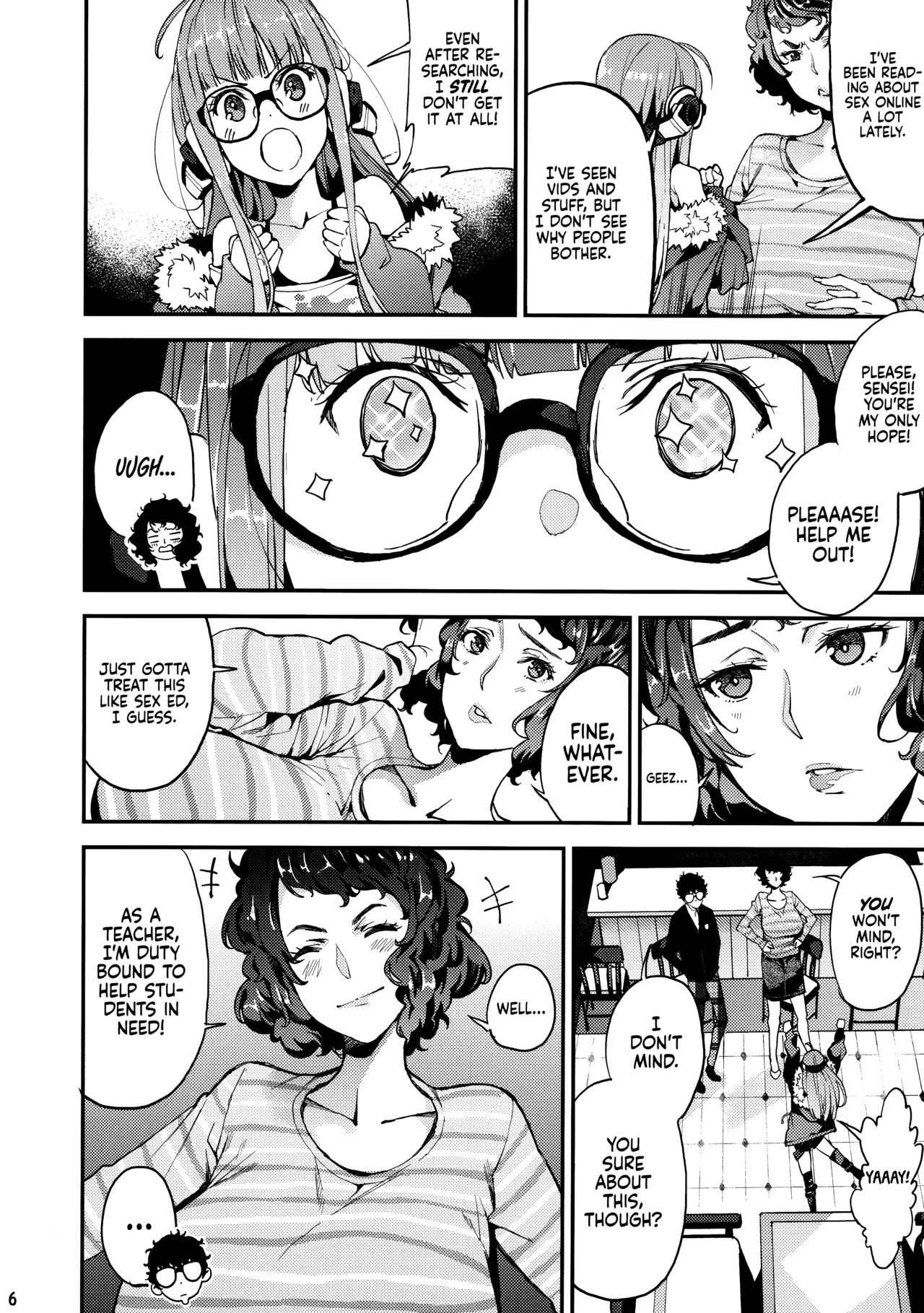 (C94) [Service Heaven (Azukiko)]Kawakami Sensei to Futaba no Himitsu Kojin Jugyou | Kawakami-Sensei and Futaba's Secret Private Lessons(Persona 5) [English] Page 8