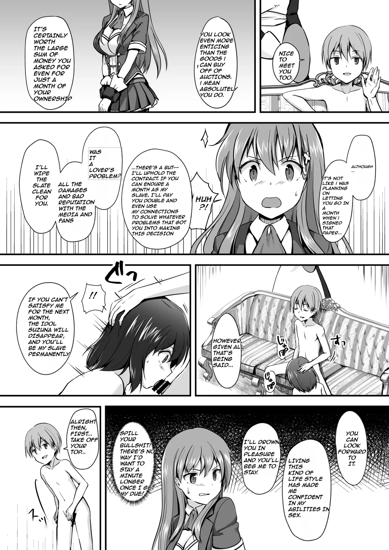 [Watari Laboratory]16-sai Joshikousei Idol (H Cup) o Shota ga Wakaraseru Hon | The Story Of A Highschool Idol Girl(H cup) Getting Put In Her Place By A Shota[English] Page 6
