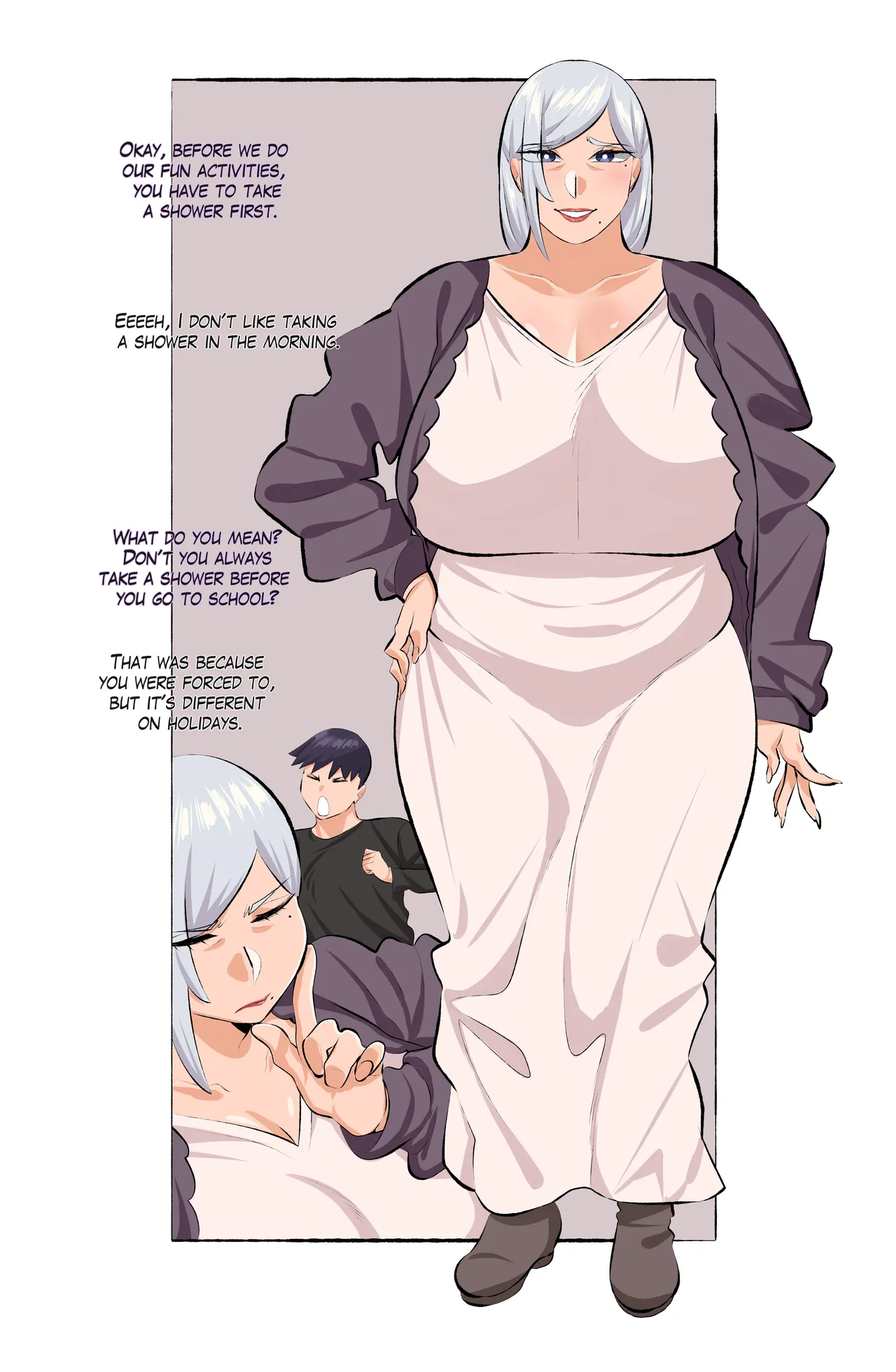 [Neko Plus]Granny Anastasia part 1 Page 2