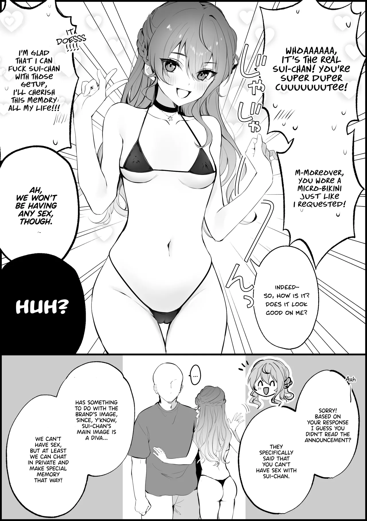 [Imo Norio]Ichi Oshi Sex! ~Hoshimachi Suisei Hen~ | OneOshi! Sex ~Hoshimachi Suisei Chapter~ (Hoshimachi Suisei [English[Pinandhita 論理型] Page 2