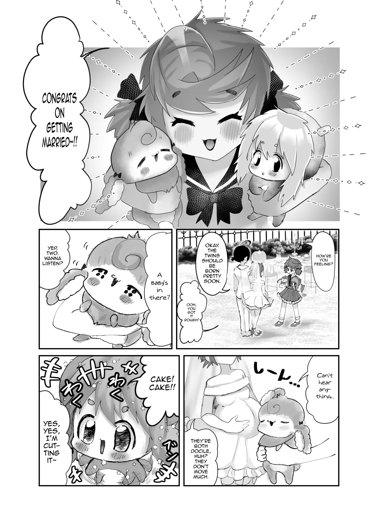 [DAINZIA (Usayama Nico)]Futanari x Shota no Happy Kozukuri Wedding[English] [mysterymeat3] Page 60