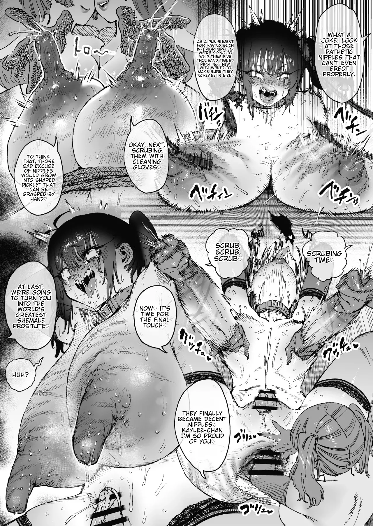 [Horieros]"Mesu Ochi" Sekai Saikyou no Koroshiya Self Mesu-ka Kaizou | The World's Strongest Assassin Self-Feminization[English] Page 32