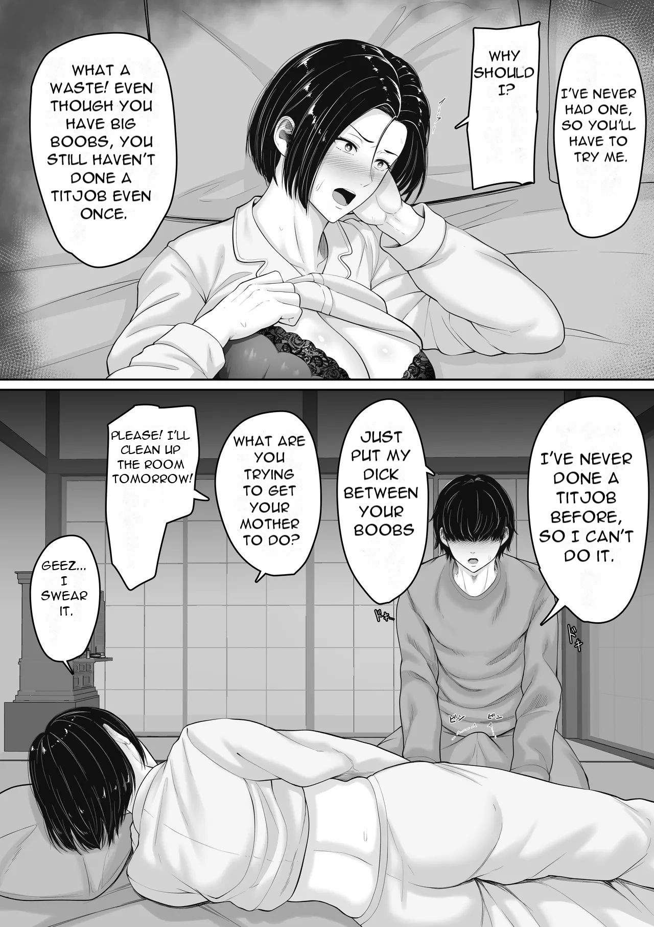 [Kuruto]Kimottama Kaa-chan to Kenka Bakari no Neet no Ore ga Kaa-san ni Nakadashi shite kara Nakayoku natta Hanashi - A story about How I, A NEET Who Always Fought with My Gutsy Mother,[English][DarklordMTLs] Page 12