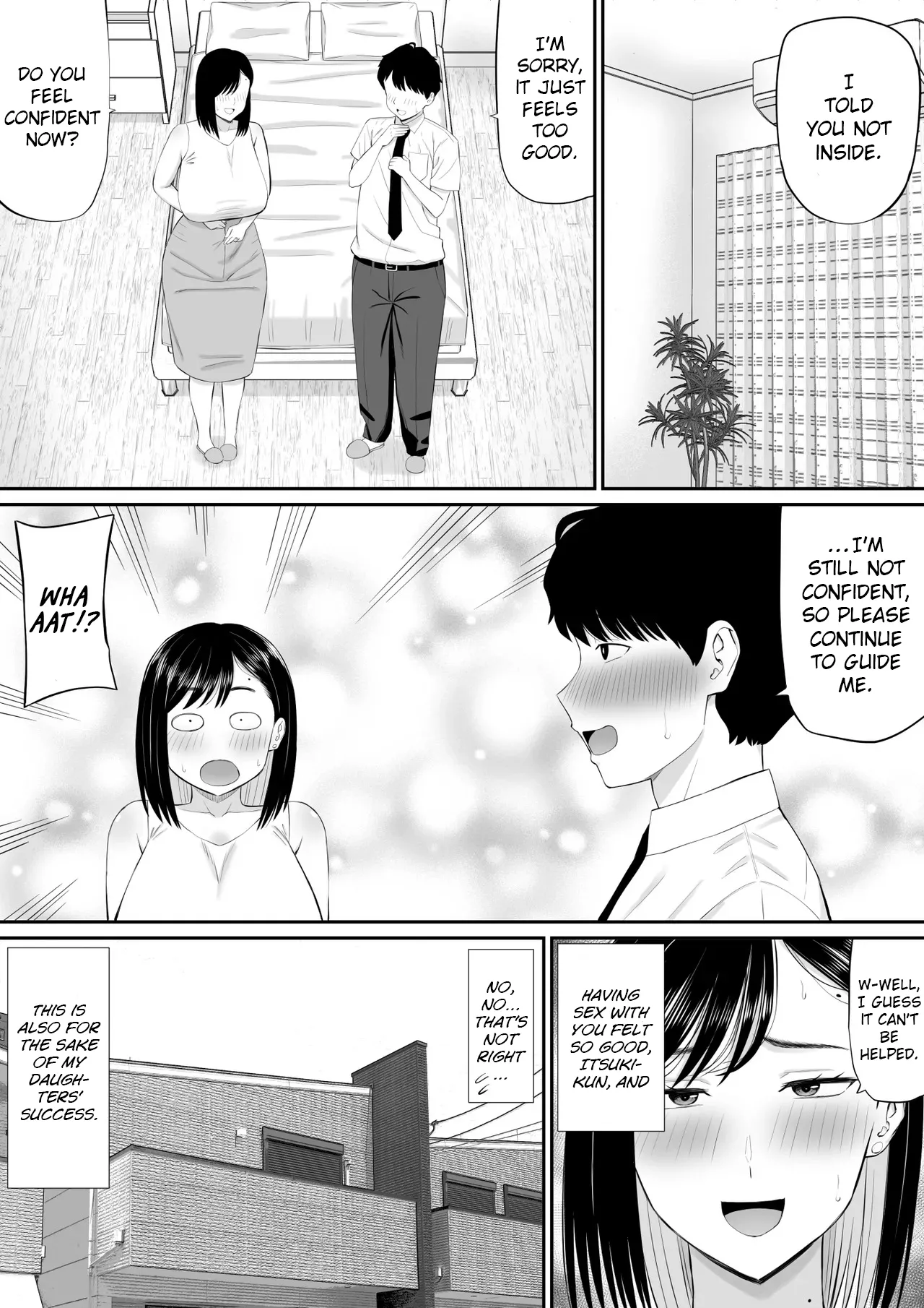 [Aramaa]Sewayaki Kaa-san Musume no Kareshi ni Tanomarete Hitohada Nugu[English] Page 48