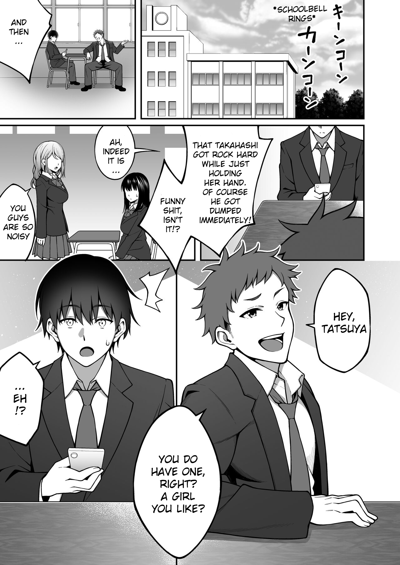 [RefRevo Comic (INAGITA)]Onaji Group no YouCha Yarichin ni Nakaii Onna-tachi o Kuwareru InCha no Boku[English][NTRchives] Page 2