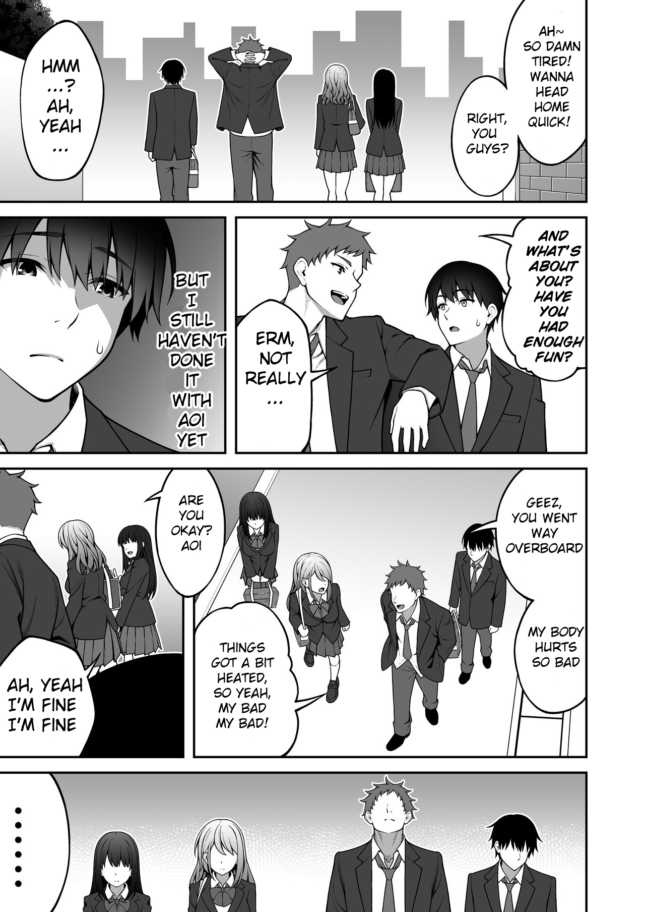 [RefRevo Comic (INAGITA)]Onaji Group no YouCha Yarichin ni Nakaii Onna-tachi o Kuwareru InCha no Boku[English][NTRchives] Page 38