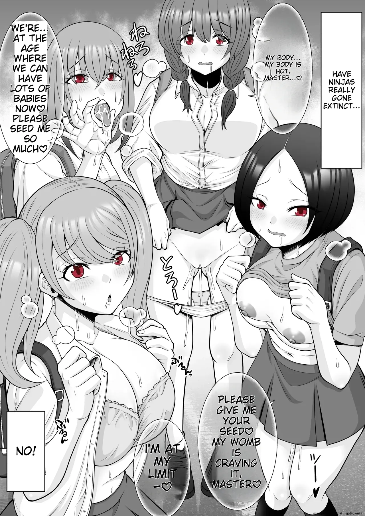 [Pot Detox]Nin Kan ~Gendai Ninja ga Ninjutsu Tsukatte Harem SEX & Bunshin no Jutsu de Haramase Dai Rankou~ | Shinobikan ~Modern Ninja Uses Ninjutsu for Harem Sex & Impregnation Orgies with Clone Techniques~[English] Page 8