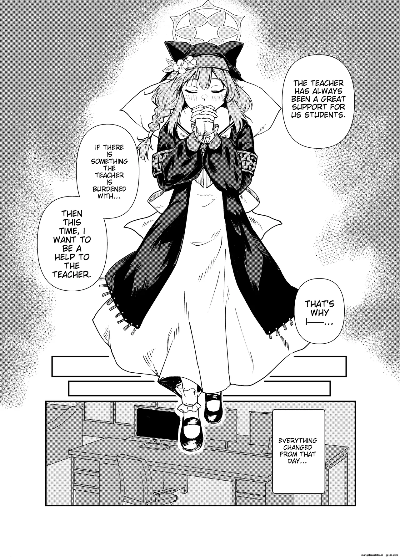 [Tenkiame (Yuki Wosora)]Schale no Bushitsu de, Mari ga Neteita. | Marie was sleeping in the Sharre clubroom.(Blue Archive) [English] [Digital] Page 14