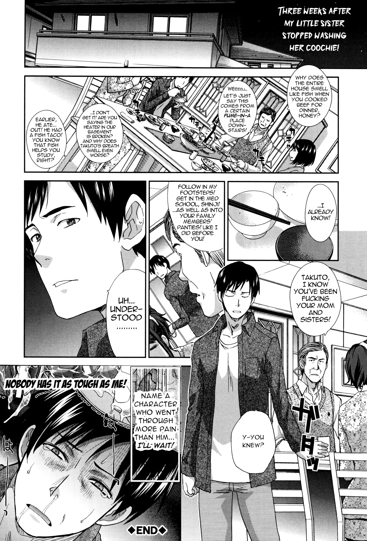 [Itaba Hiroshi]Houkai Kazoku | Dysfunctional Family(Kazoku Soukanzu) [English] [menospeaknihongo] Page 102