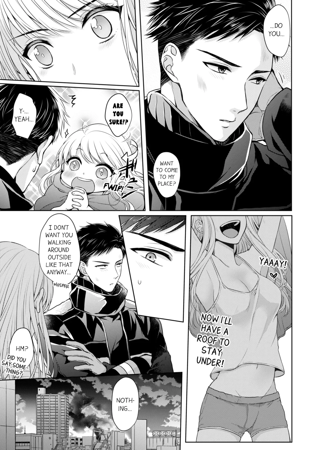 [Kawano Tanishi]Yubisaki Kara Honki no Netsujō ～ Chara Otoko Shōbōshi wa Massuguna me de Watashi o Daita ～ | Fire in His Fingertips Vol. 1[English] [Decensored] [Ongoing] Page 15