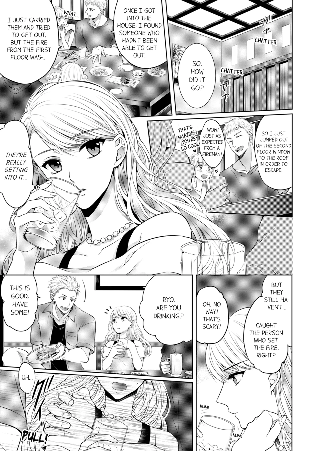 [Kawano Tanishi]Yubisaki Kara Honki no Netsujō ～ Chara Otoko Shōbōshi wa Massuguna me de Watashi o Daita ～ | Fire in His Fingertips Vol. 1[English] [Decensored] [Ongoing] Page 3