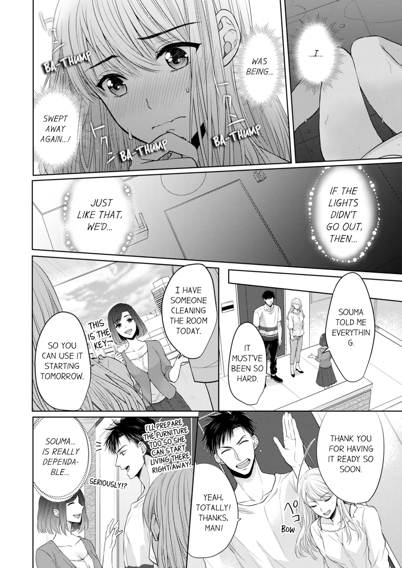[Kawano Tanishi]Yubisaki Kara Honki no Netsujō ～ Chara Otoko Shōbōshi wa Massuguna me de Watashi o Daita ～ | Fire in His Fingertips Vol. 1[English] [Decensored] [Ongoing] Page 58
