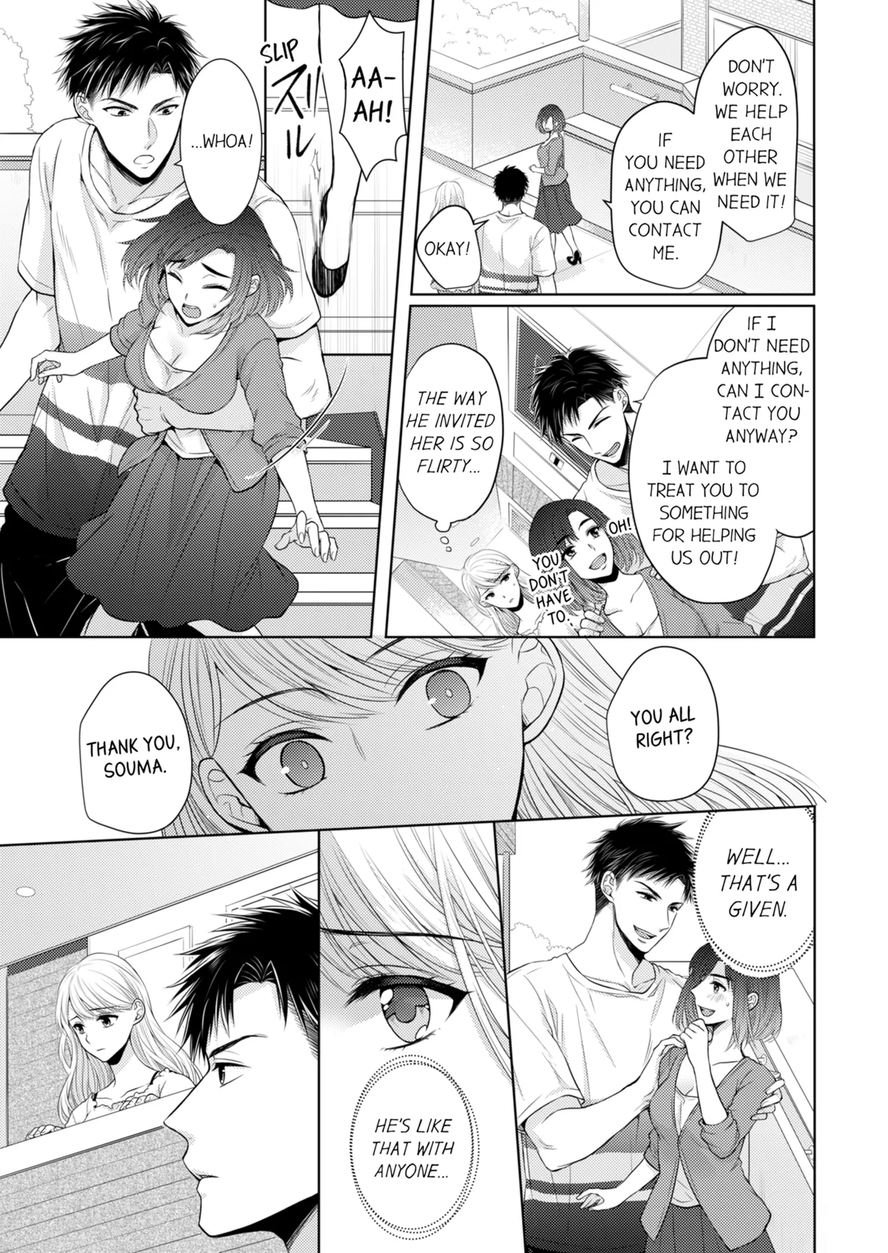[Kawano Tanishi]Yubisaki Kara Honki no Netsujō ～ Chara Otoko Shōbōshi wa Massuguna me de Watashi o Daita ～ | Fire in His Fingertips Vol. 1[English] [Decensored] [Ongoing] Page 59