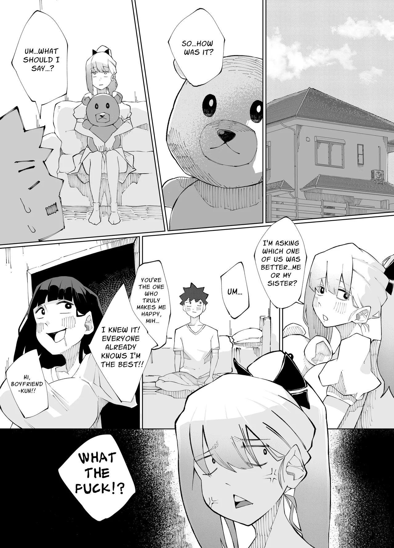 [Nedoko de Nidone (Nashio.)]Shimai no Amai Ana Kurabe | Comparing Sisters' Sweet Holes[English] [Kani] Page 55