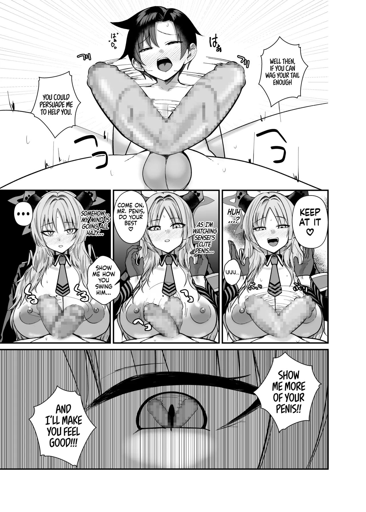 [Awa no Chikara (Kibouou Soap)]Sensei wa Dandan Seitsuu shitaku naa ~ru ♡ | Sensei... Relax... You’re Gonna Ejaculate... Over and Over Again…(Blue Archive) [English] [Tabunne Scans] [Digital] Page 19