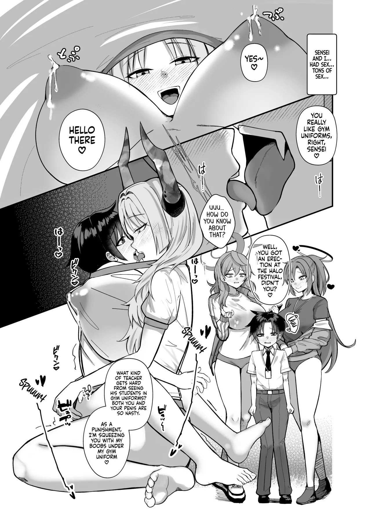 [Awa no Chikara (Kibouou Soap)]Sensei wa Dandan Seitsuu shitaku naa ~ru ♡ | Sensei... Relax... You’re Gonna Ejaculate... Over and Over Again…(Blue Archive) [English] [Tabunne Scans] [Digital] Page 31