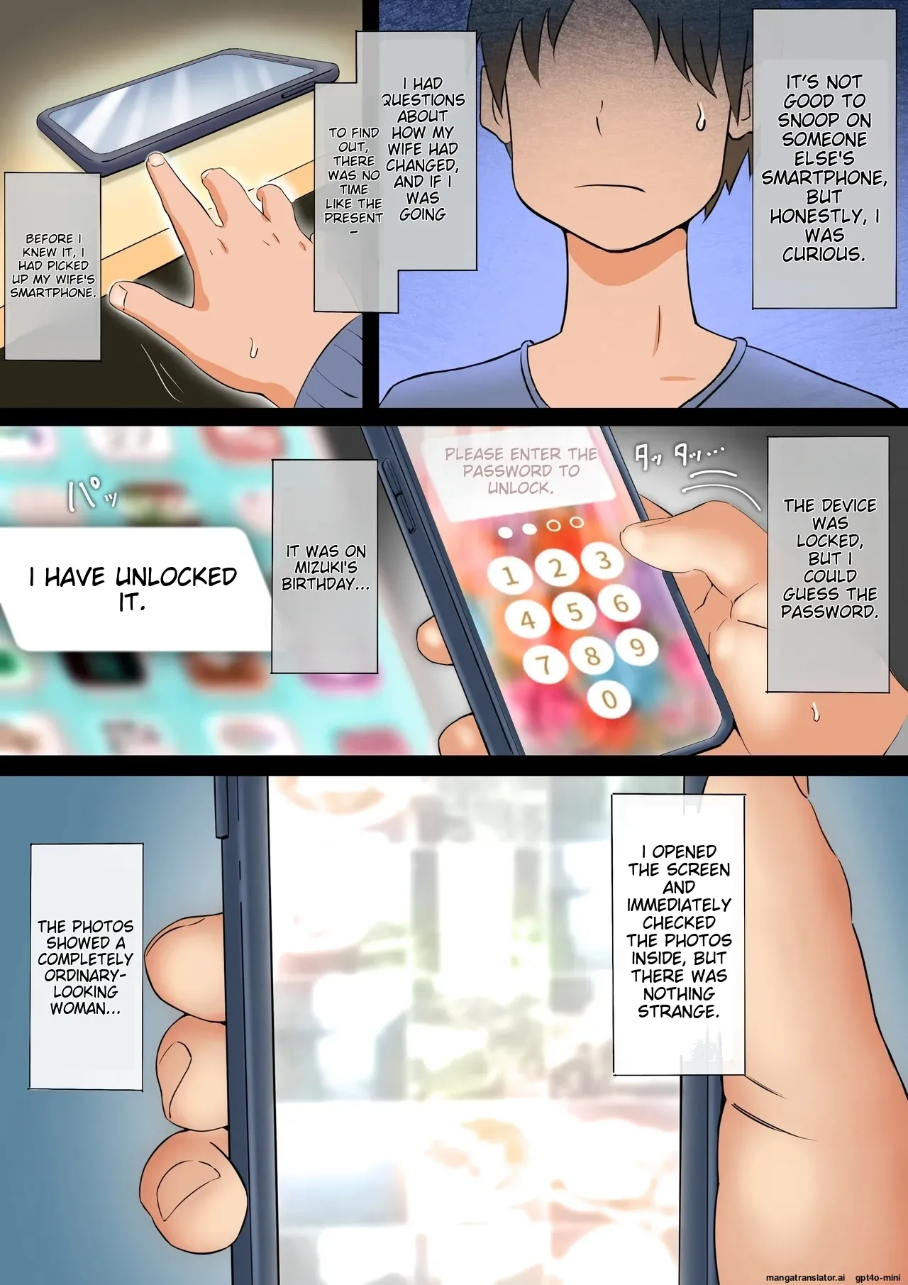 [Ankoku Chitai]Smapho-goshi ni Kieta Tsuma Page 3