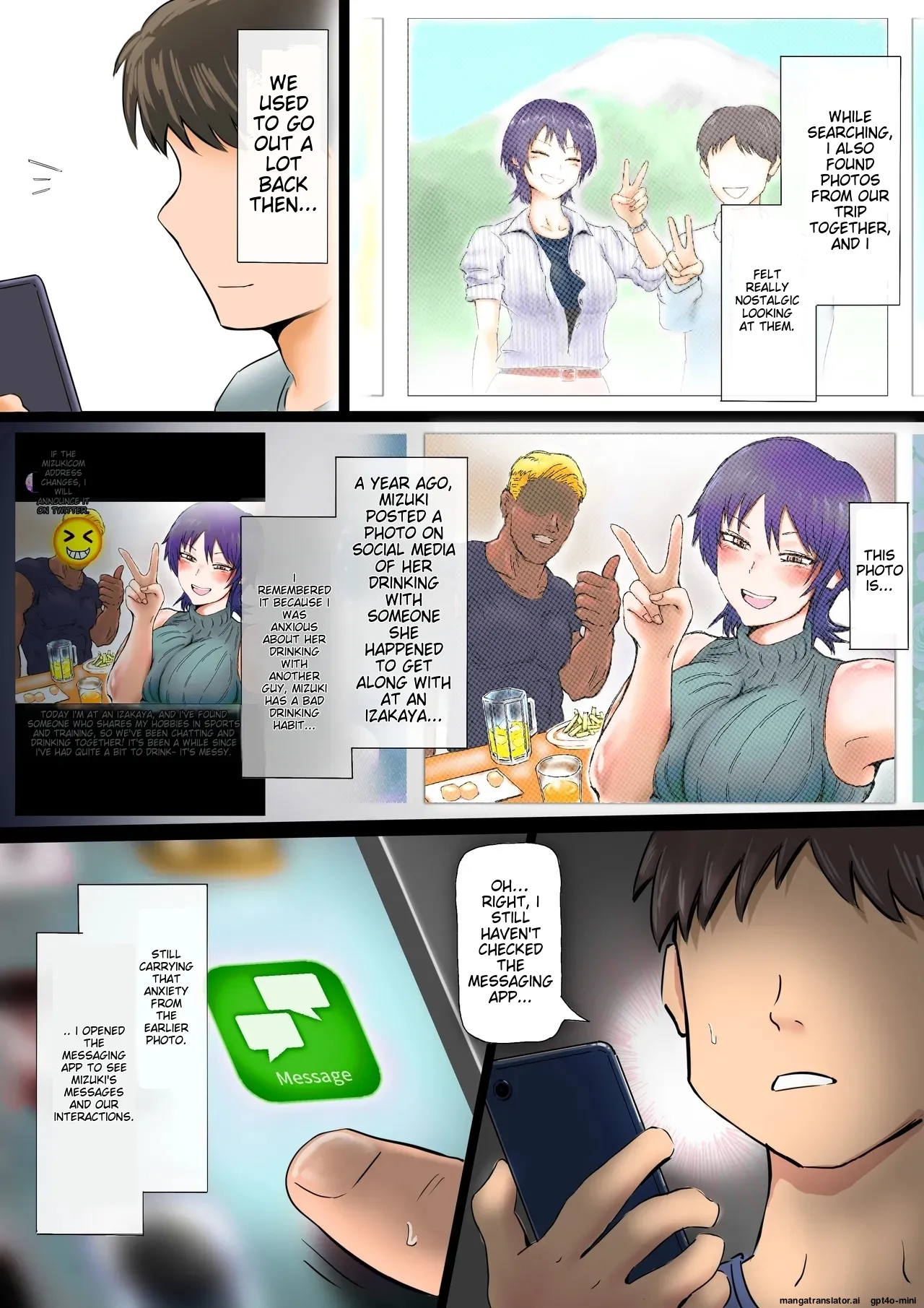 [Ankoku Chitai]Smapho-goshi ni Kieta Tsuma Page 4