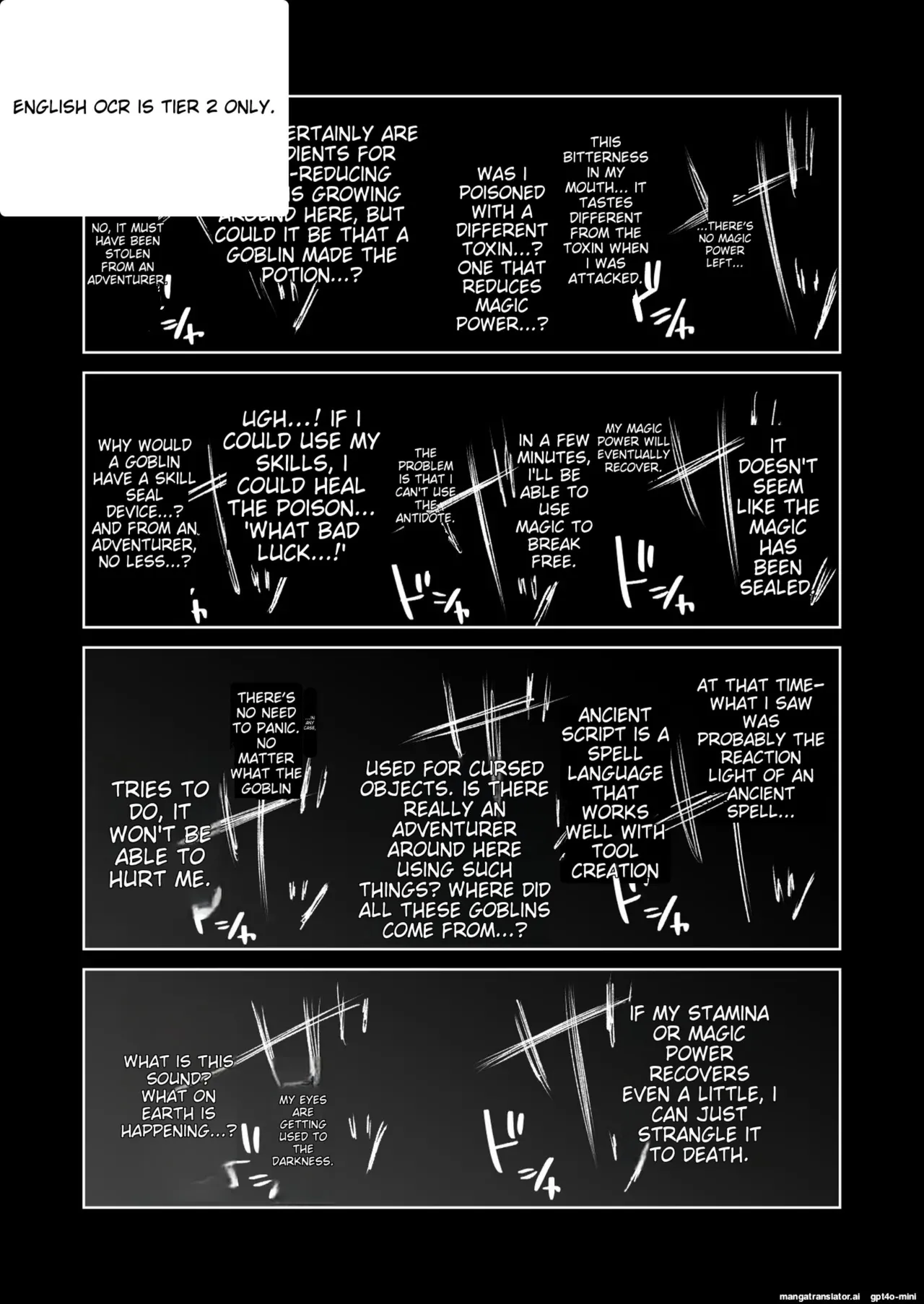 The Story of How a Masochistic Female Knight Looking to Get Gangbanged by Weaklings Became a Goblin Slave for Real; Part 2 Page 16