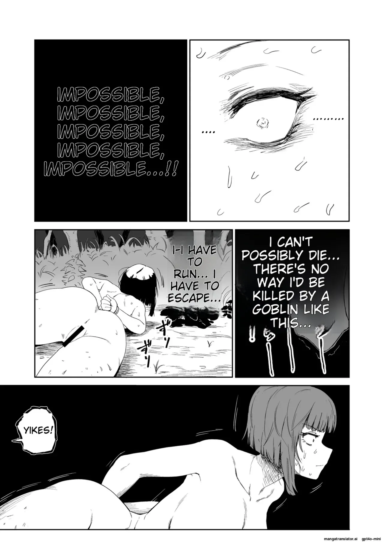 The Story of How a Masochistic Female Knight Looking to Get Gangbanged by Weaklings Became a Goblin Slave for Real; Part 2 Page 22