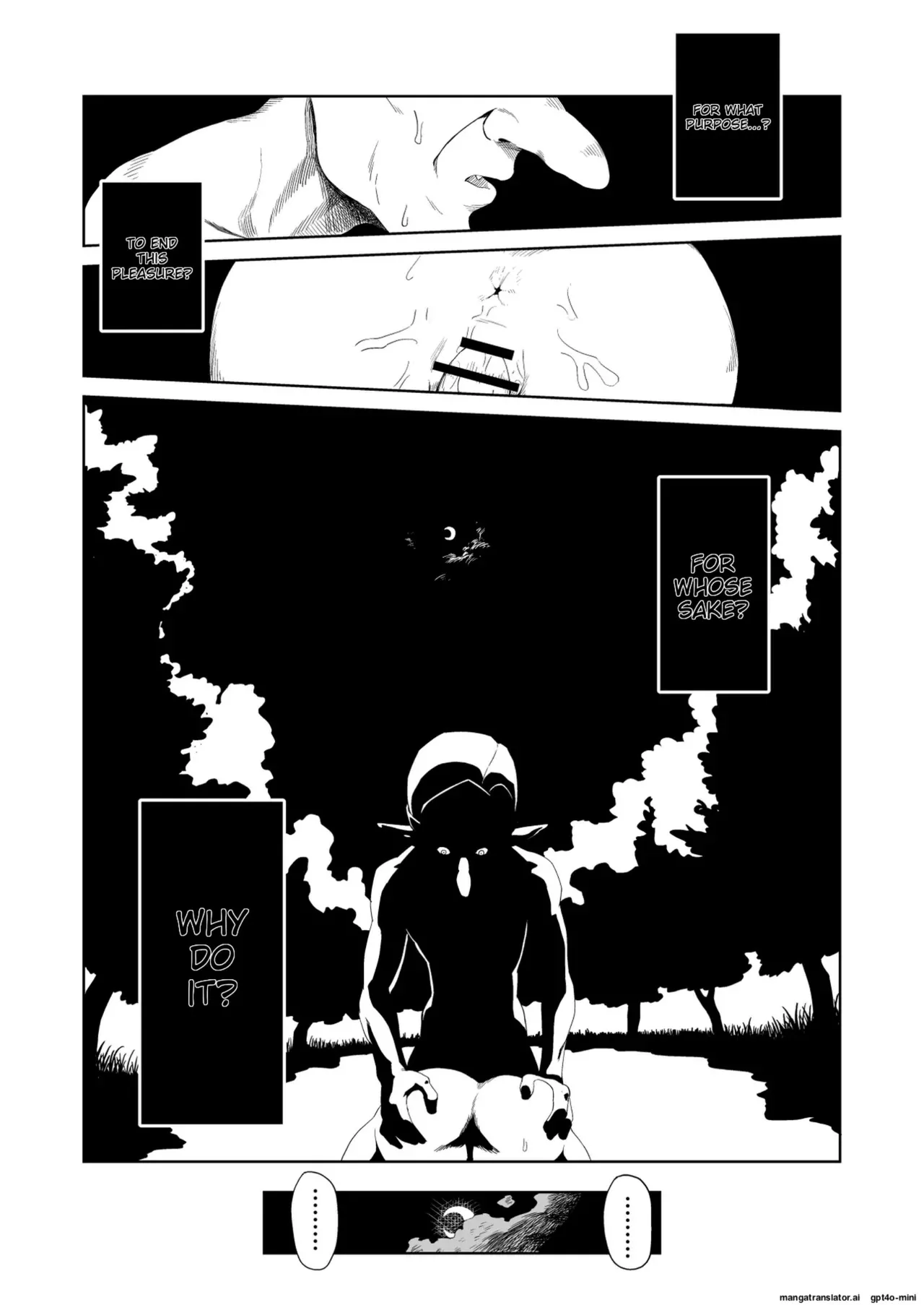 The Story of How a Masochistic Female Knight Looking to Get Gangbanged by Weaklings Became a Goblin Slave for Real; Part 2 Page 36