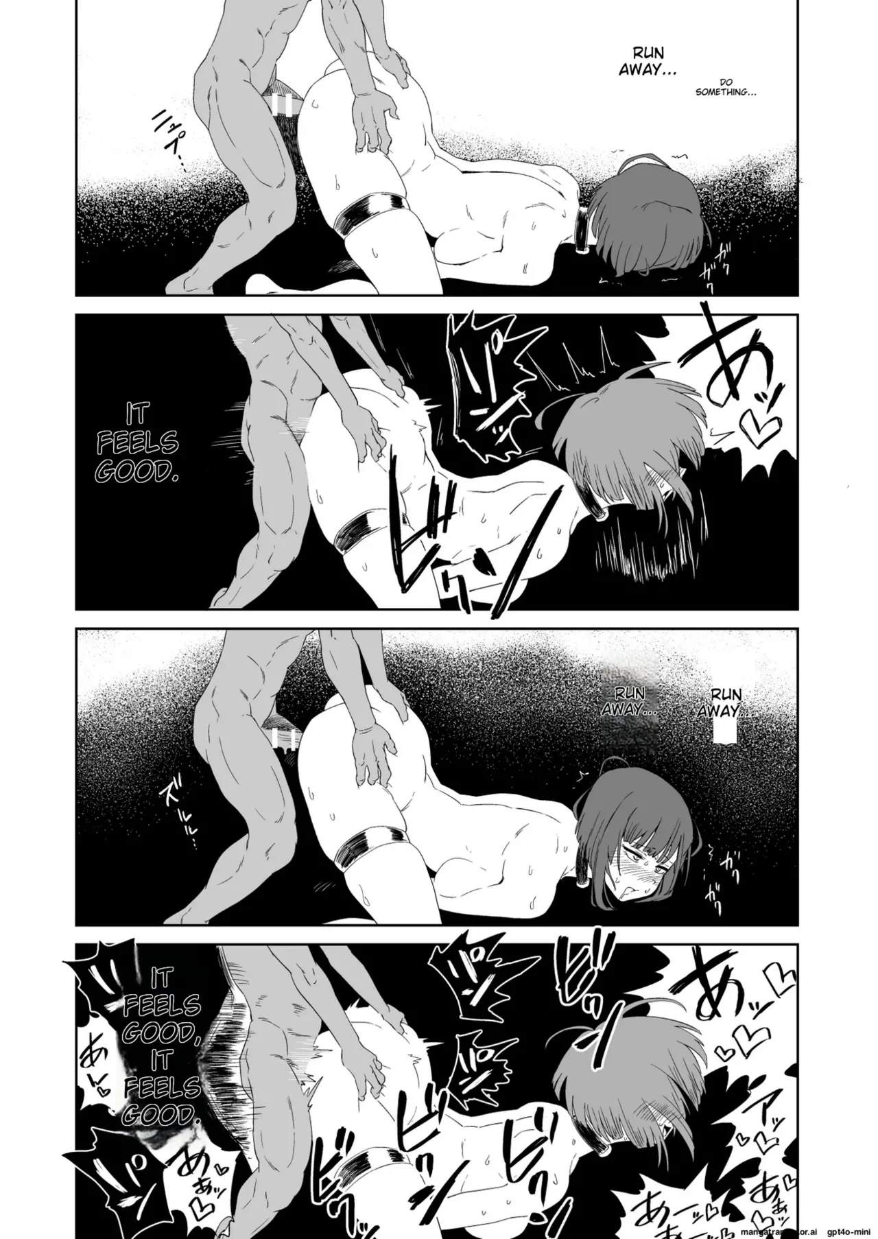 The Story of How a Masochistic Female Knight Looking to Get Gangbanged by Weaklings Became a Goblin Slave for Real; Part 2 Page 46