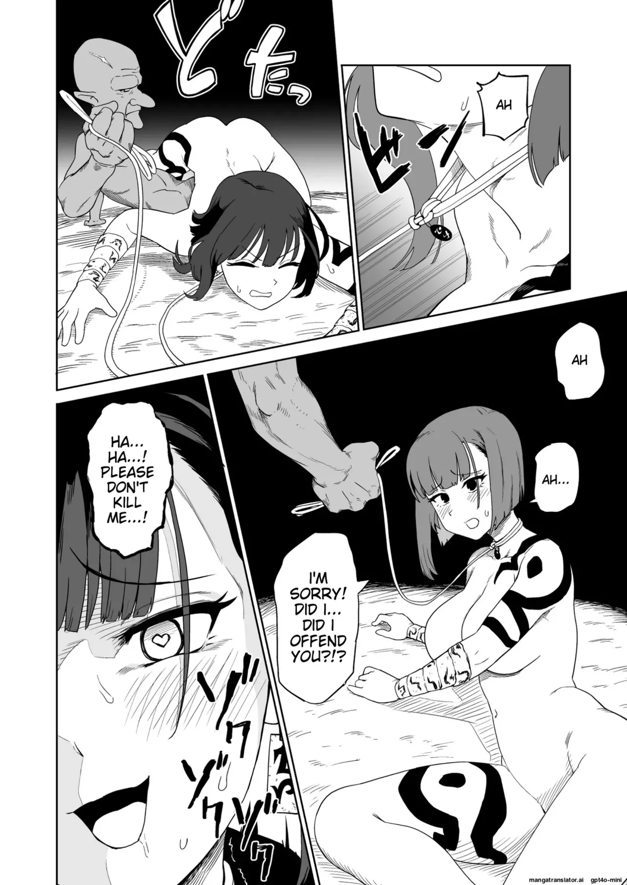 The Story of How a Masochistic Female Knight Looking to Get Gangbanged by Weaklings Became a Goblin Slave for Real; Part 2 Page 67