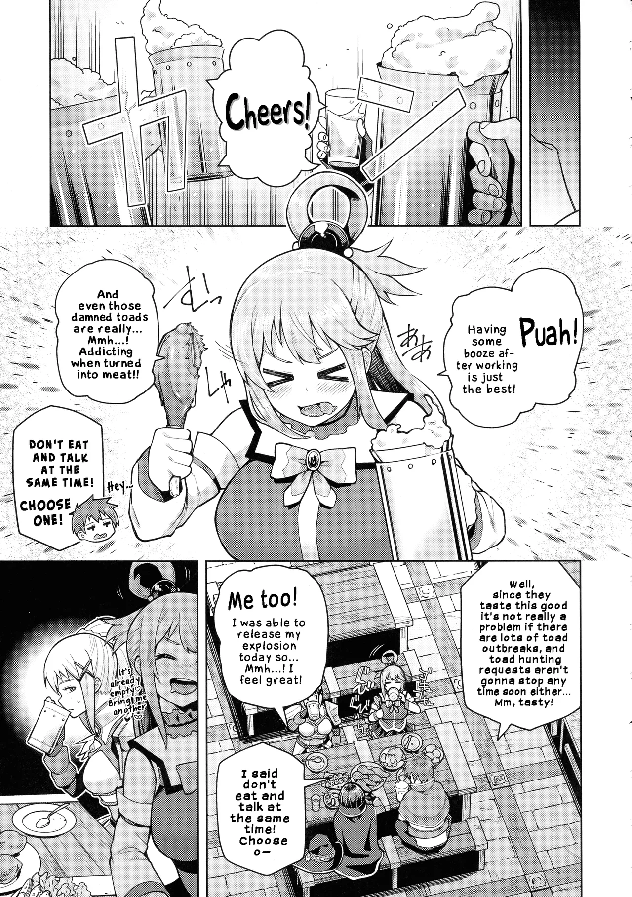 [Tamaya (Nonaka Tama)]Kono Seikishi ni mo Zecchou o! <Zenpen>(Kono Subarashii Sekai ni Syukufuku o!) [English] Page 10