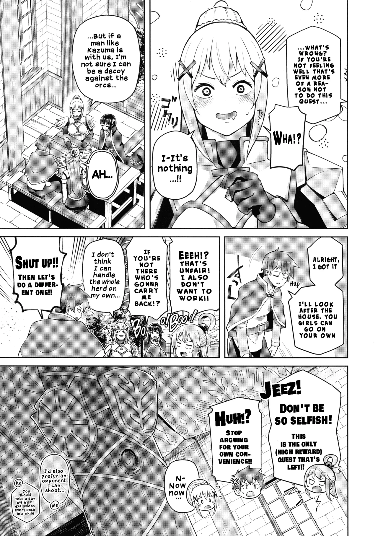 [Tamaya (Nonaka Tama)]Kono Seikishi ni mo Zecchou o! <Zenpen>(Kono Subarashii Sekai ni Syukufuku o!) [English] Page 28
