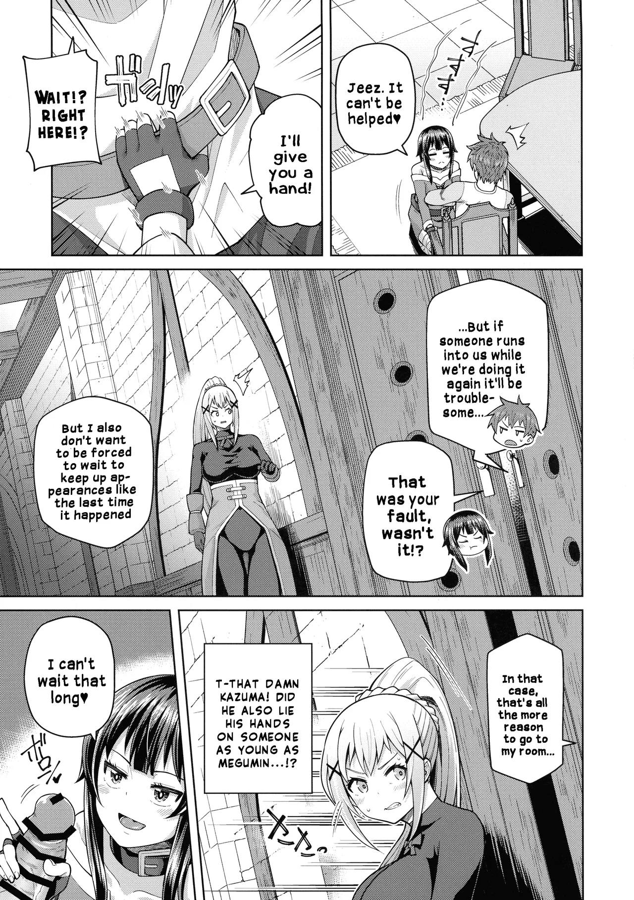 [Tamaya (Nonaka Tama)]Kono Seikishi ni mo Zecchou o! <Zenpen>(Kono Subarashii Sekai ni Syukufuku o!) [English] Page 30