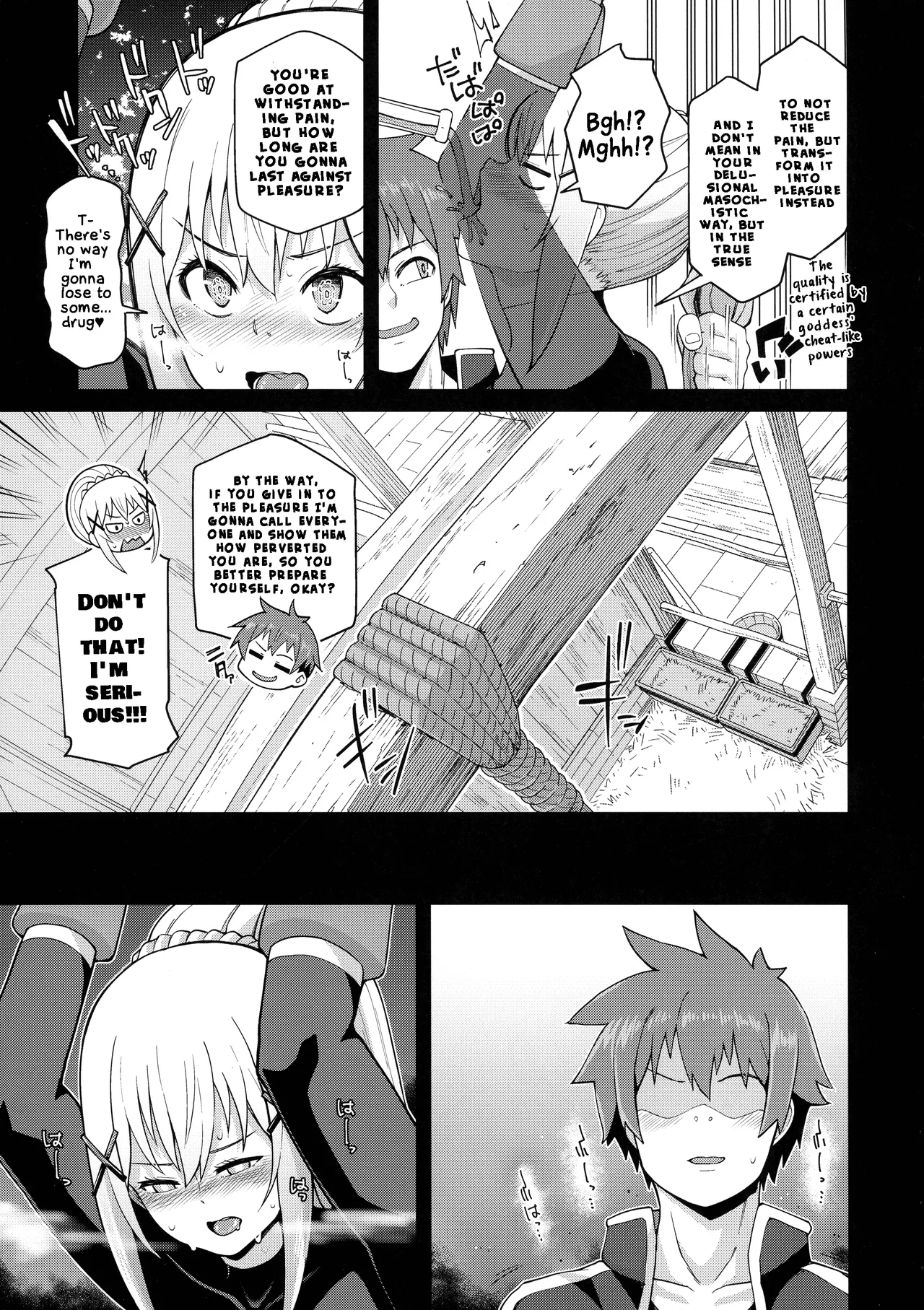 [Tamaya (Nonaka Tama)]Kono Seikishi ni mo Zecchou o! <Zenpen>(Kono Subarashii Sekai ni Syukufuku o!) [English] Page 40