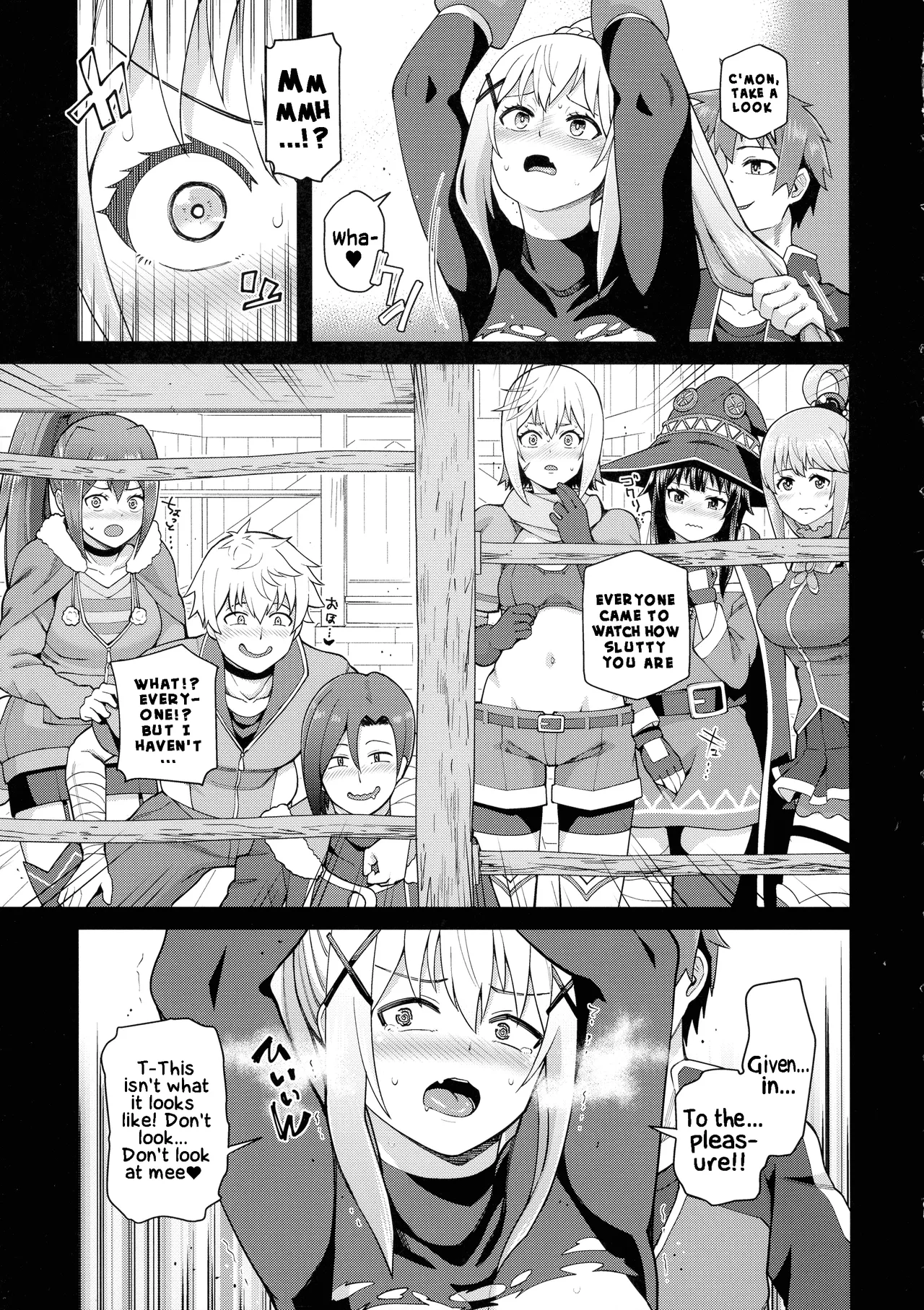[Tamaya (Nonaka Tama)]Kono Seikishi ni mo Zecchou o! <Zenpen>(Kono Subarashii Sekai ni Syukufuku o!) [English] Page 44