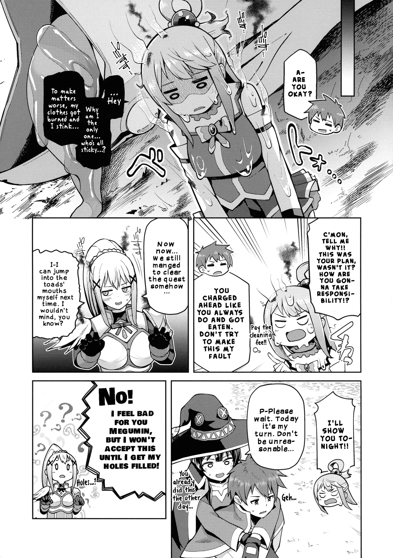 [Tamaya (Nonaka Tama)]Kono Seikishi ni mo Zecchou o! <Zenpen>(Kono Subarashii Sekai ni Syukufuku o!) [English] Page 8
