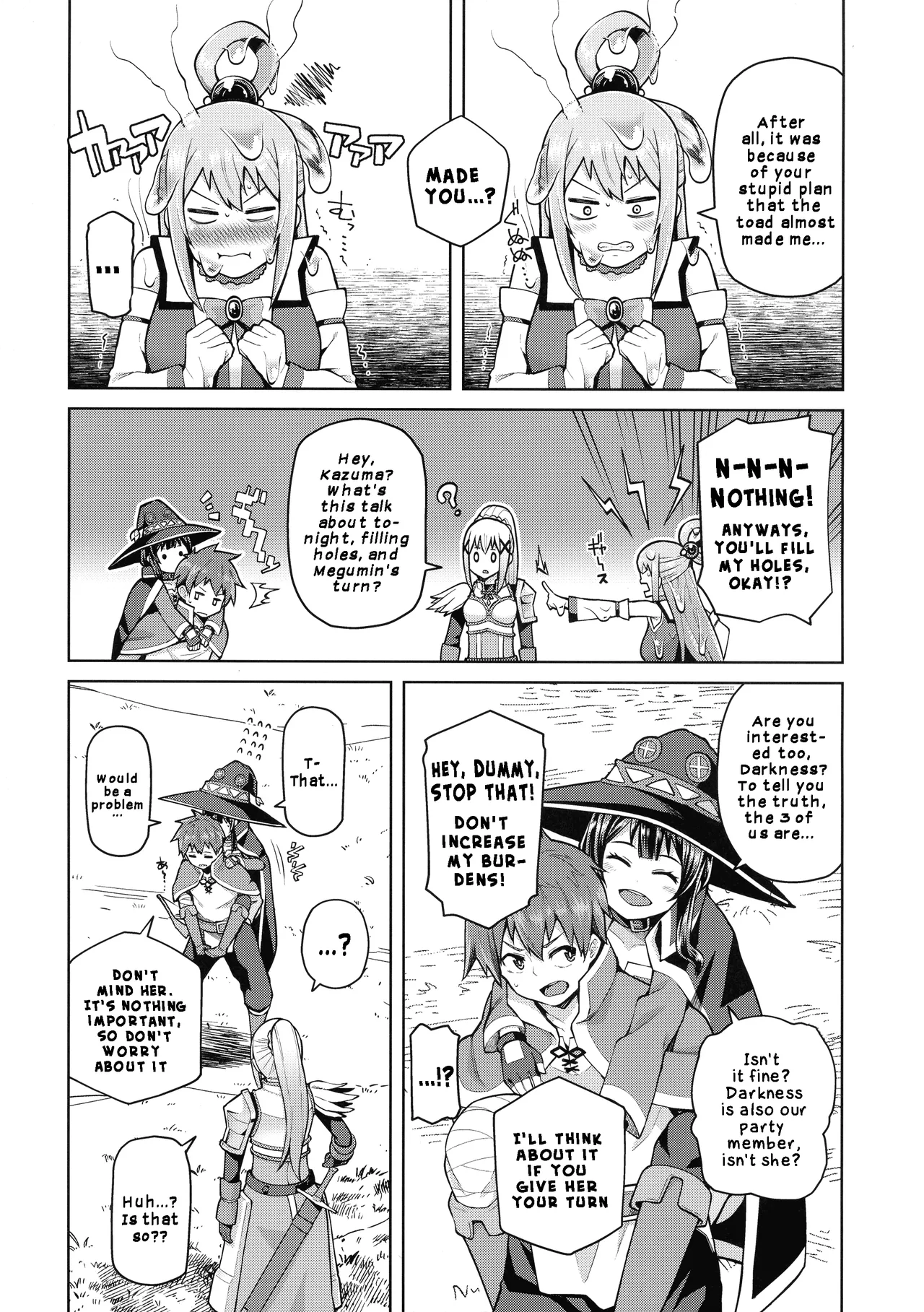 [Tamaya (Nonaka Tama)]Kono Seikishi ni mo Zecchou o! <Zenpen>(Kono Subarashii Sekai ni Syukufuku o!) [English] Page 9